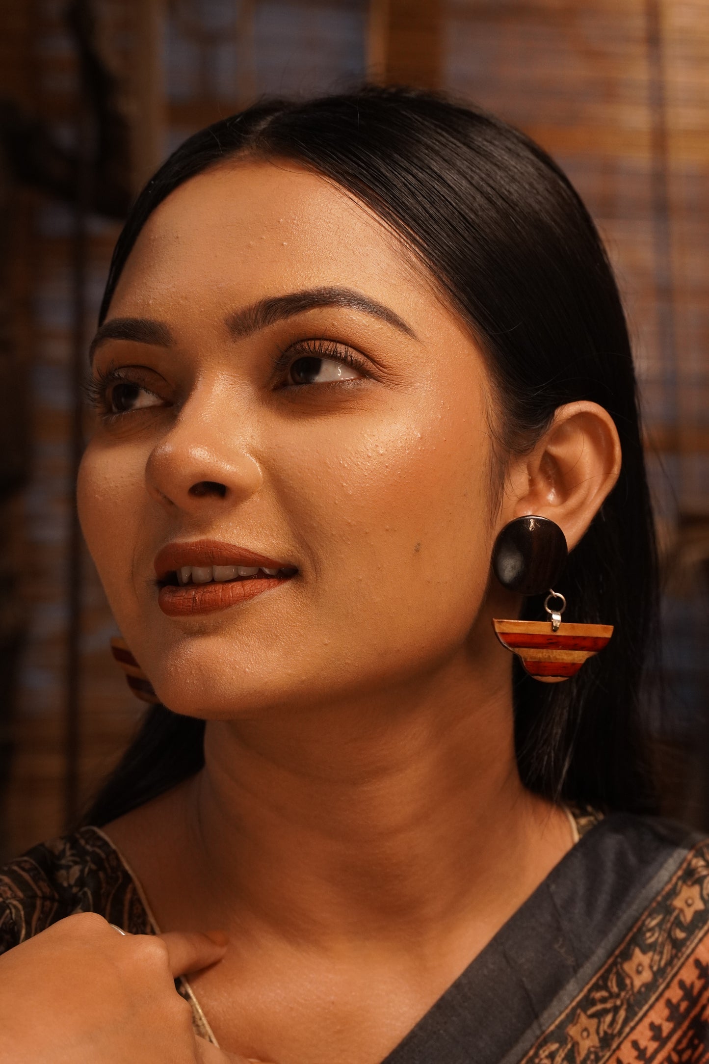 Timberi Wooden Earrings