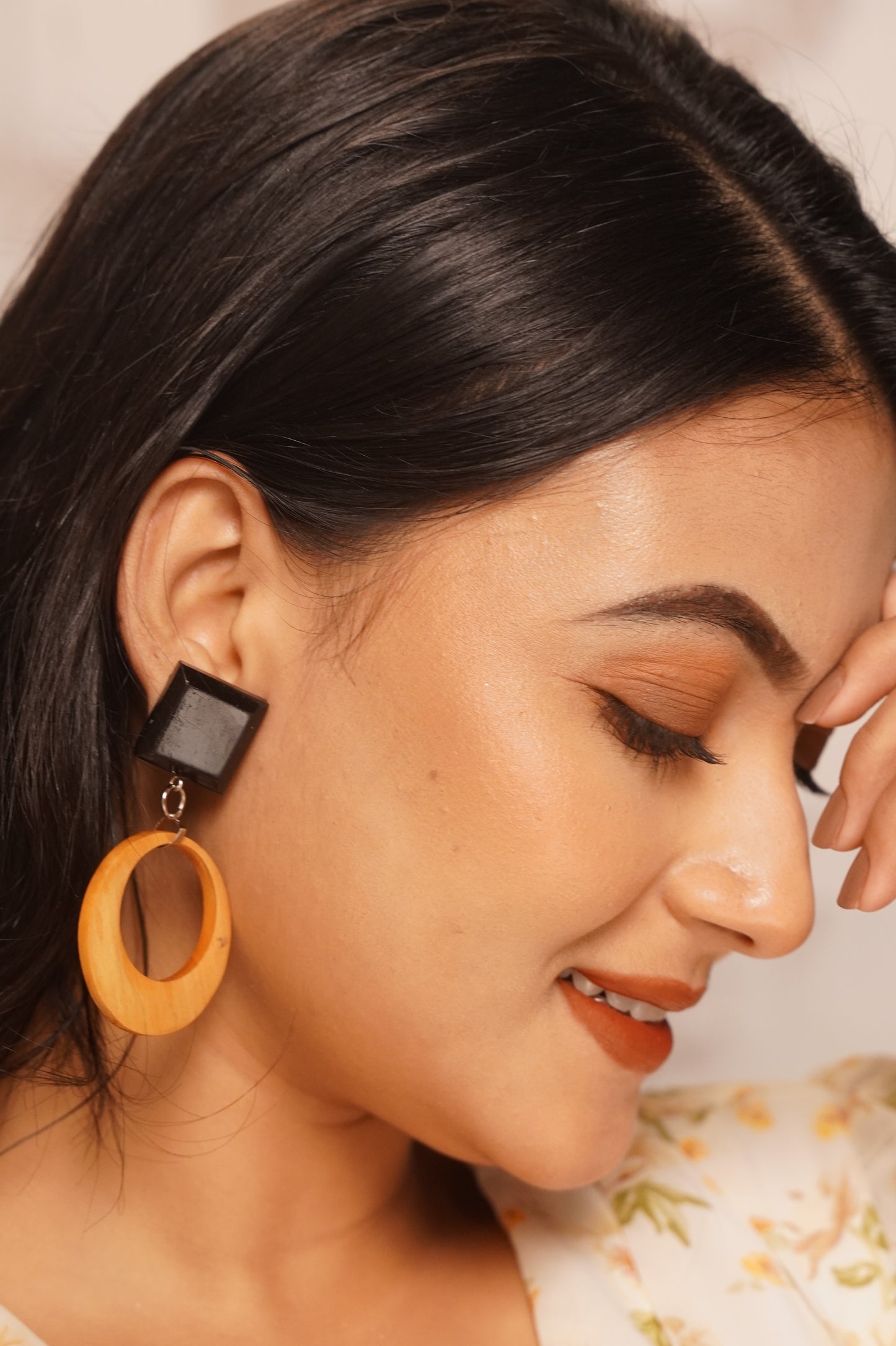 Vritika Wooden Earrings