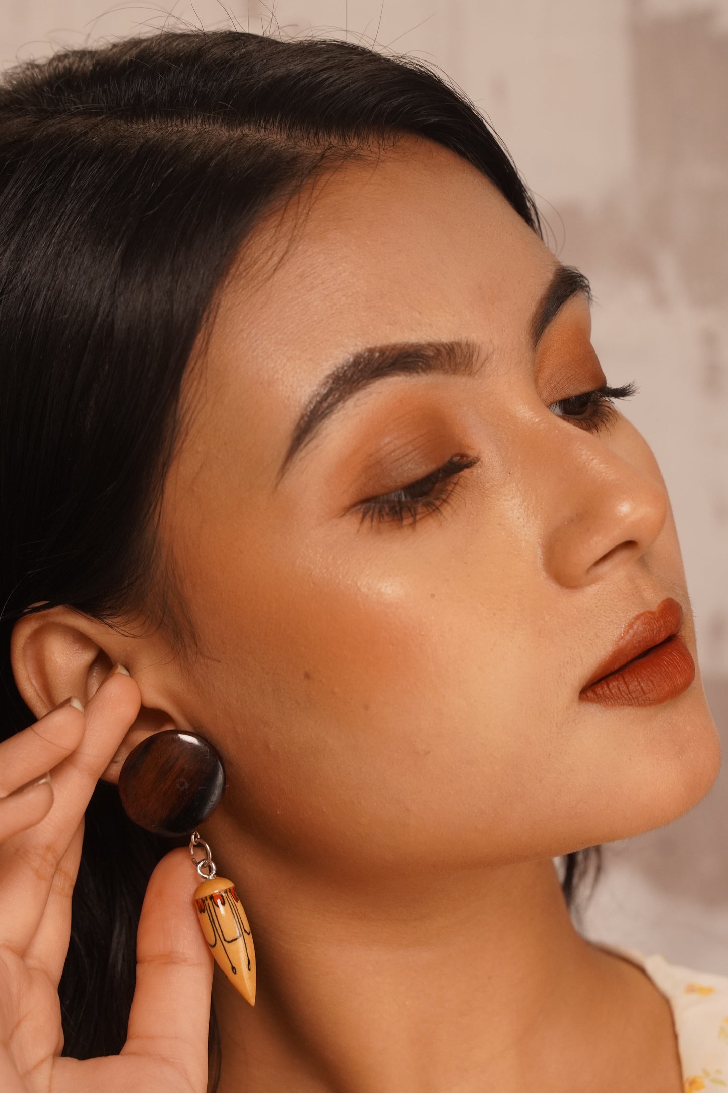 Surabhi Wooden Earrings
