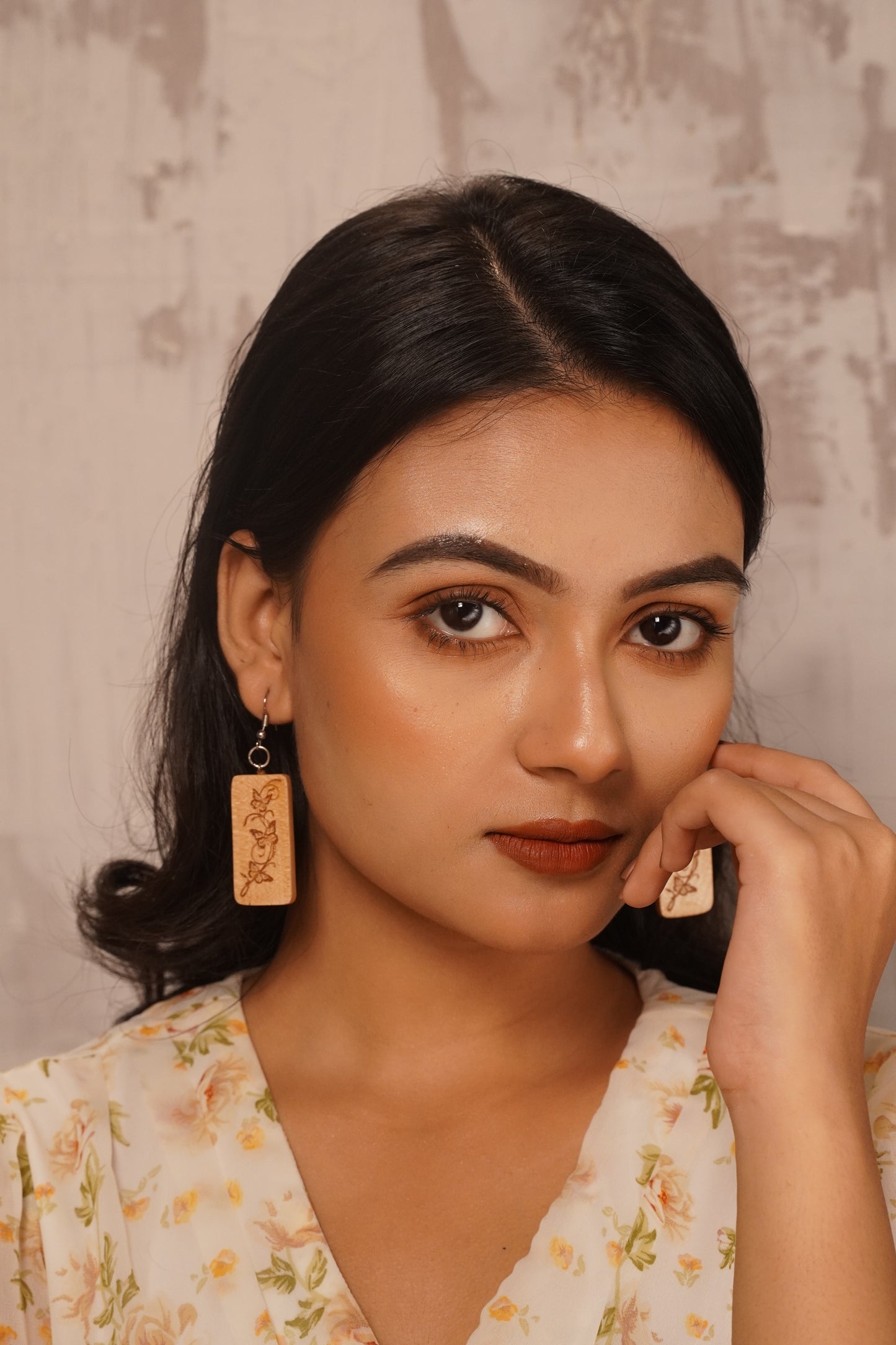 Druvaka Wooden Earrings