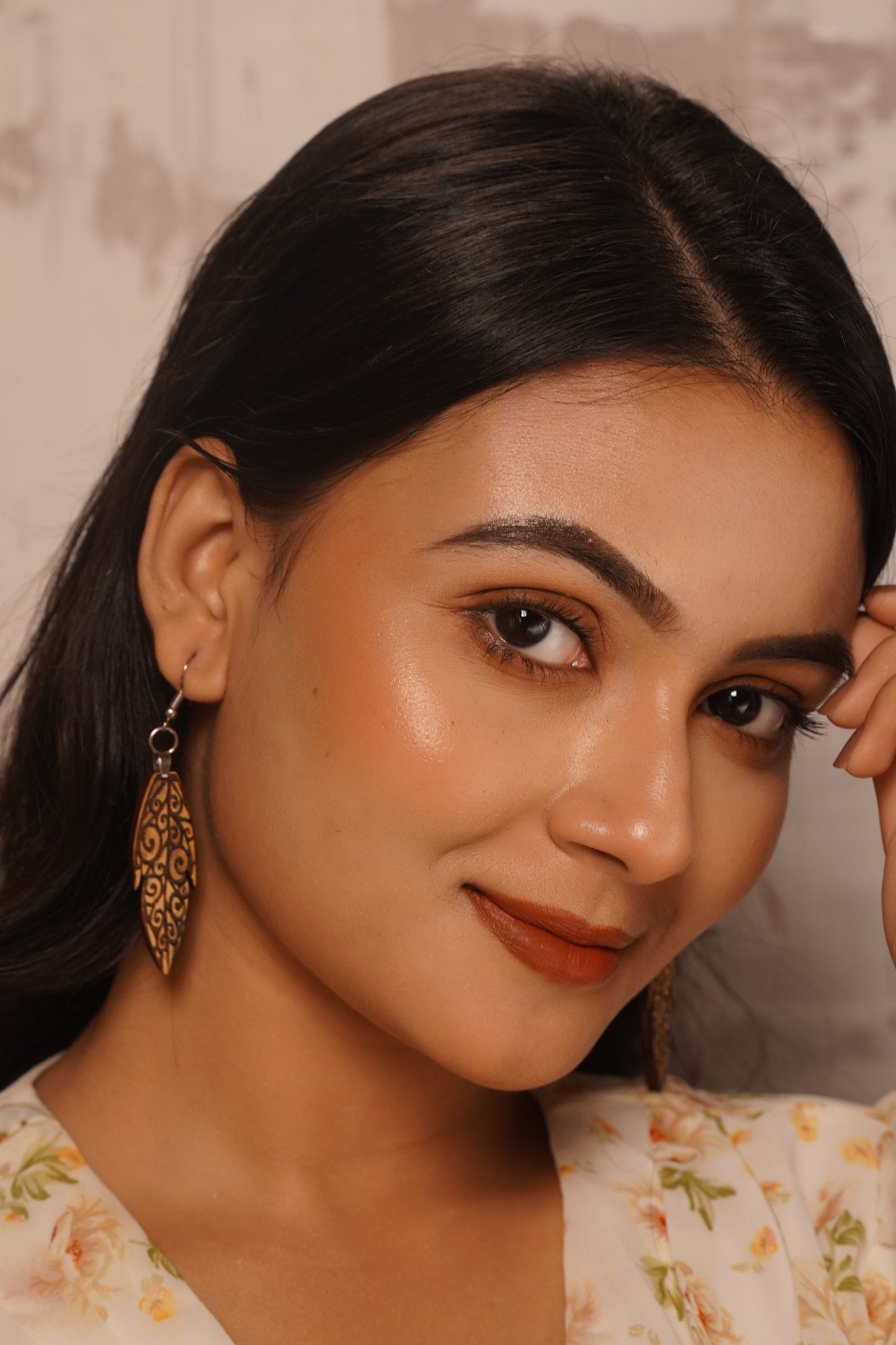 Kalpataru Wooden Earrings
