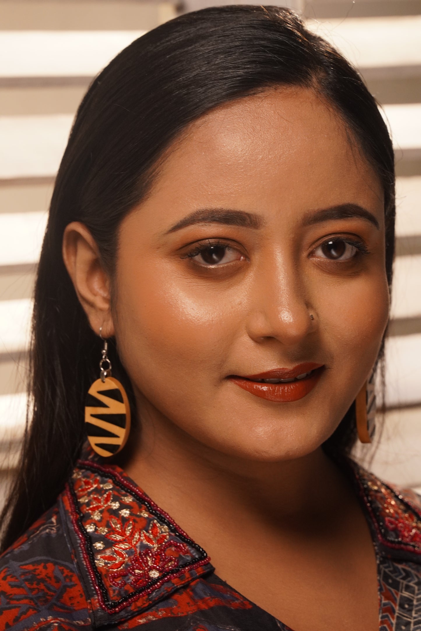 Queta Wooden Earrings