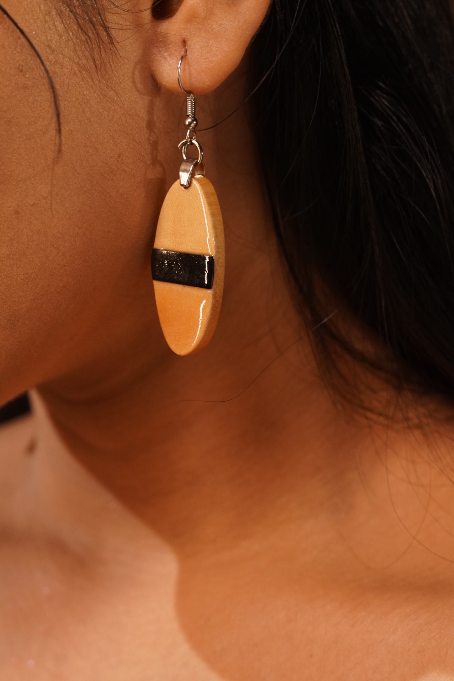 Pakhi Wooden Earrings