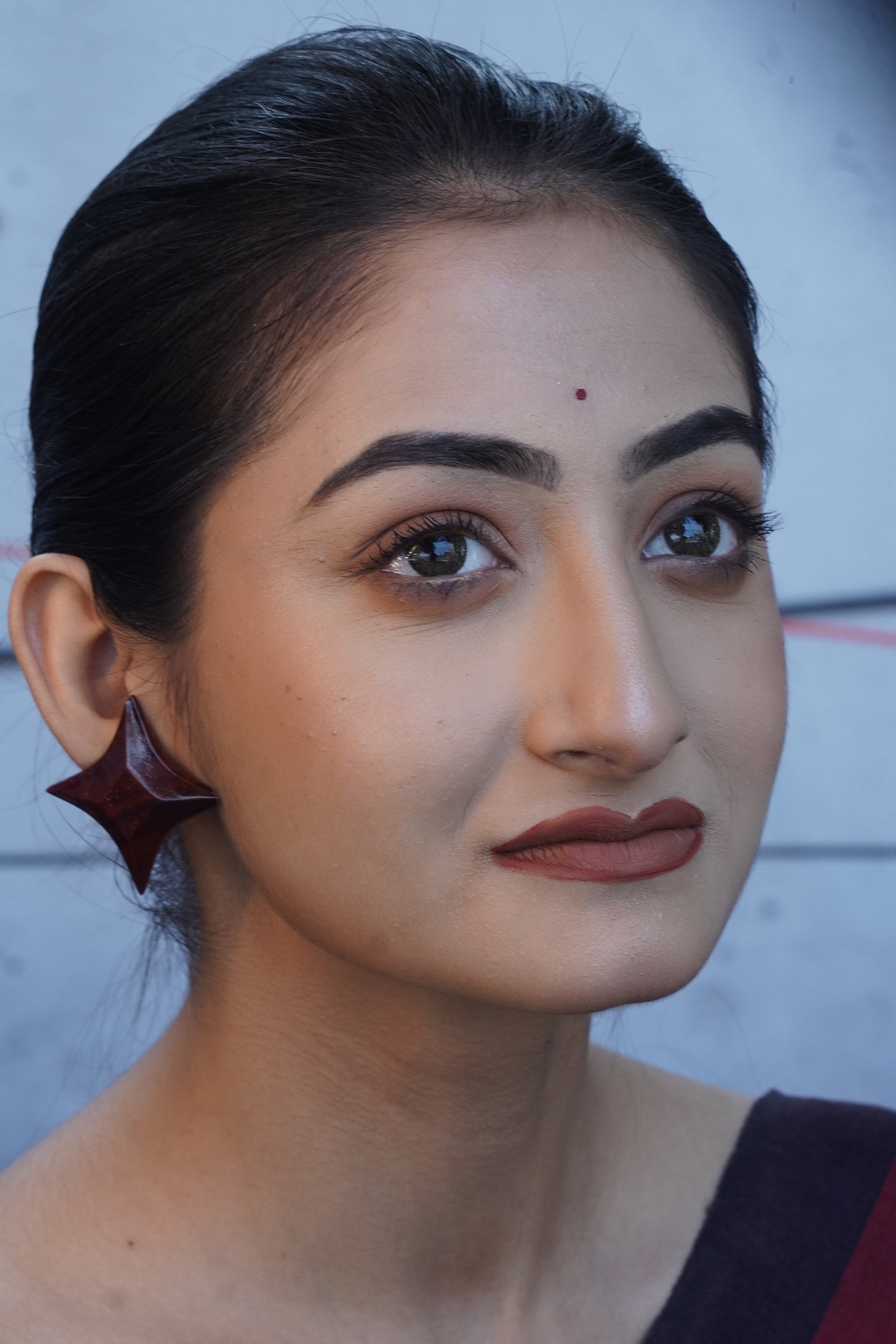 Divya Wooden Earrings