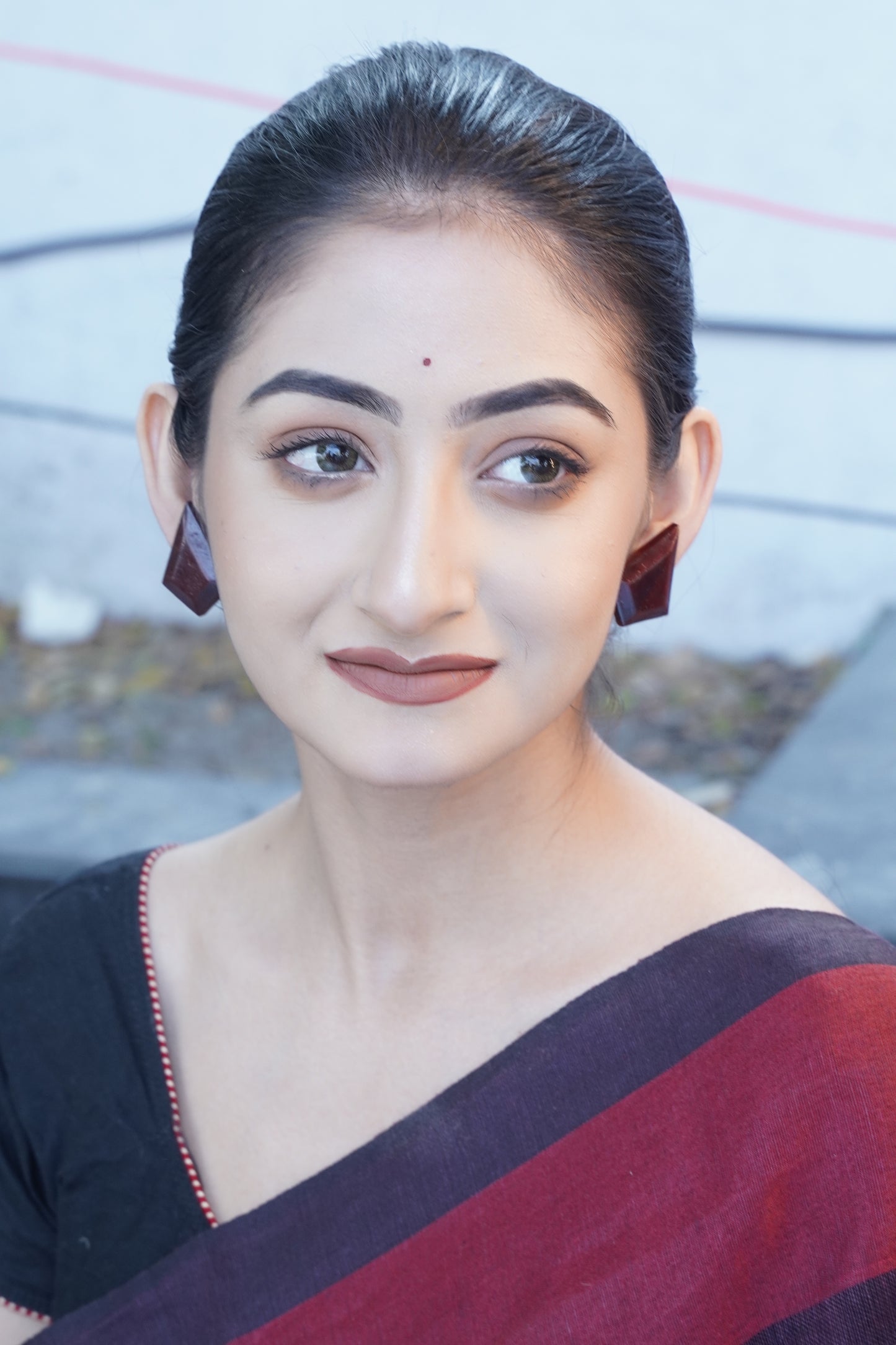 Arohi Wooden Earrings