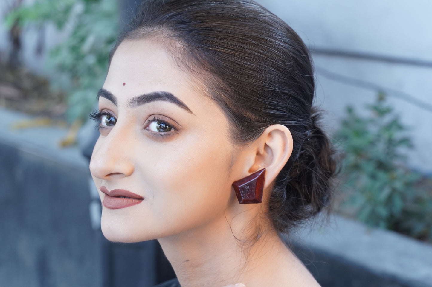 Arohi Wooden Earrings