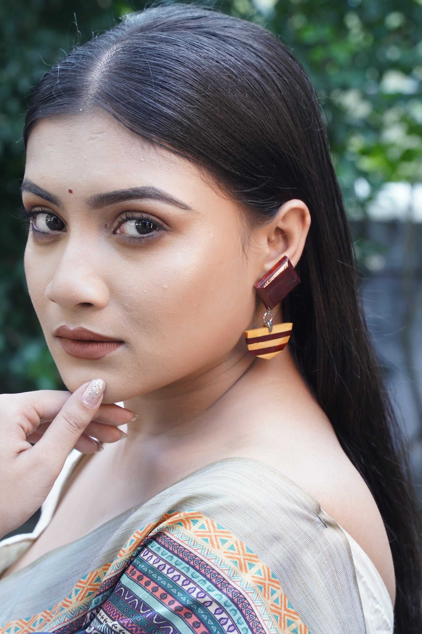 Kala Wooden Earrings