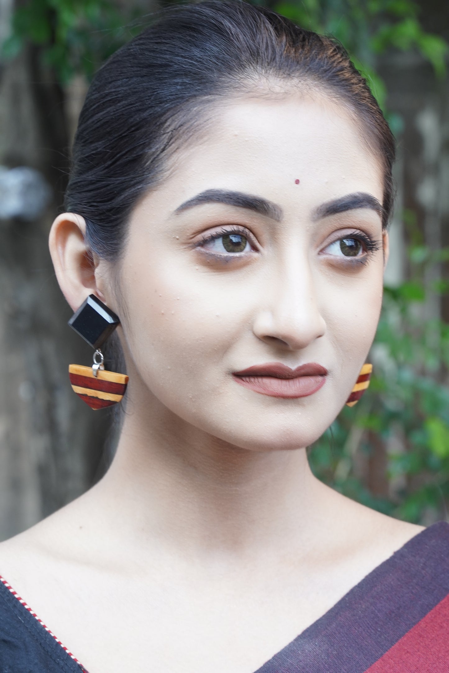 Sirsha Wooden Earrings