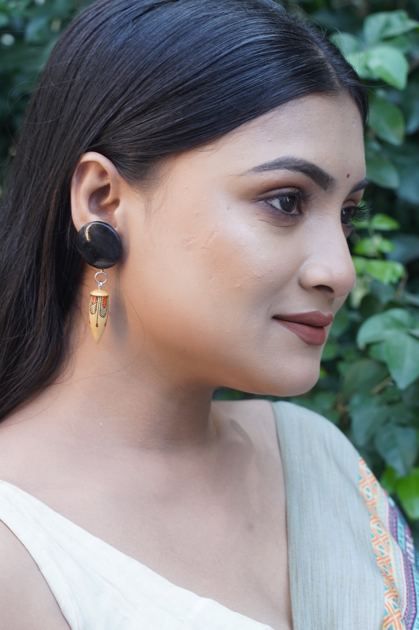 Chhaya Wooden Earrings