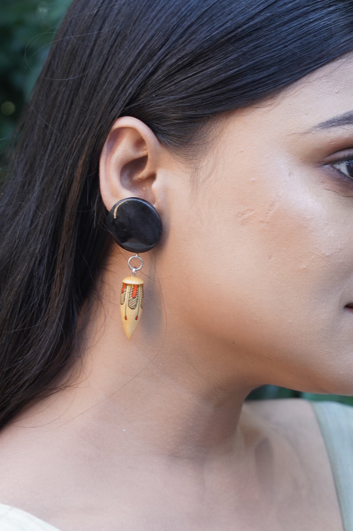 Chhaya Wooden Earrings