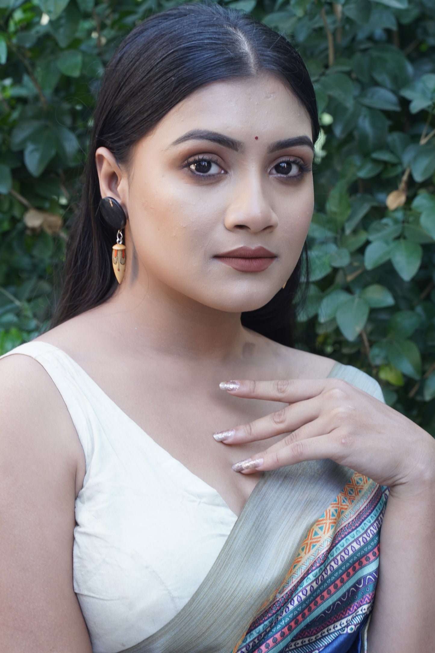 Chhaya Wooden Earrings