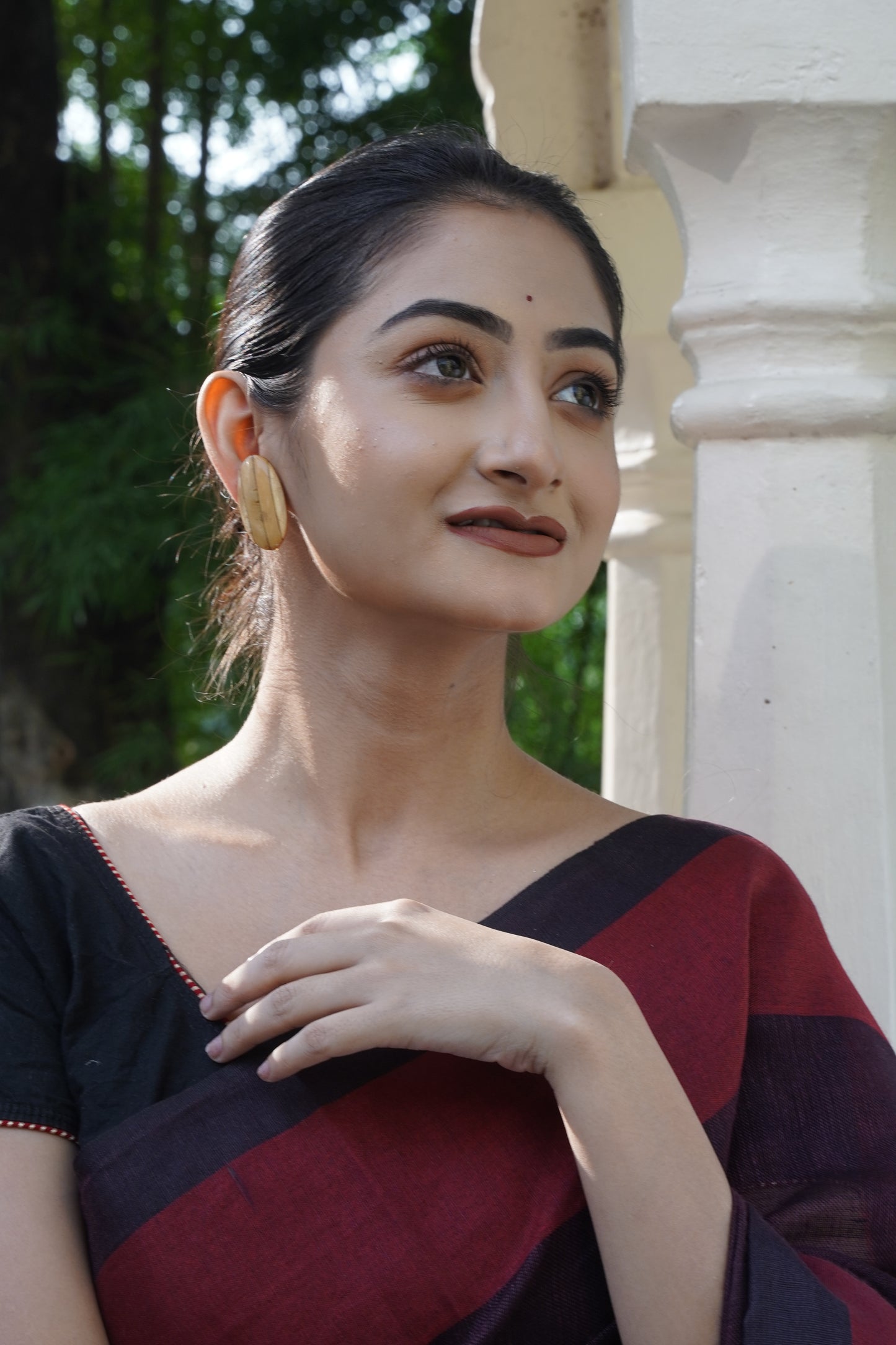 Bhoomi Wooden Earrings