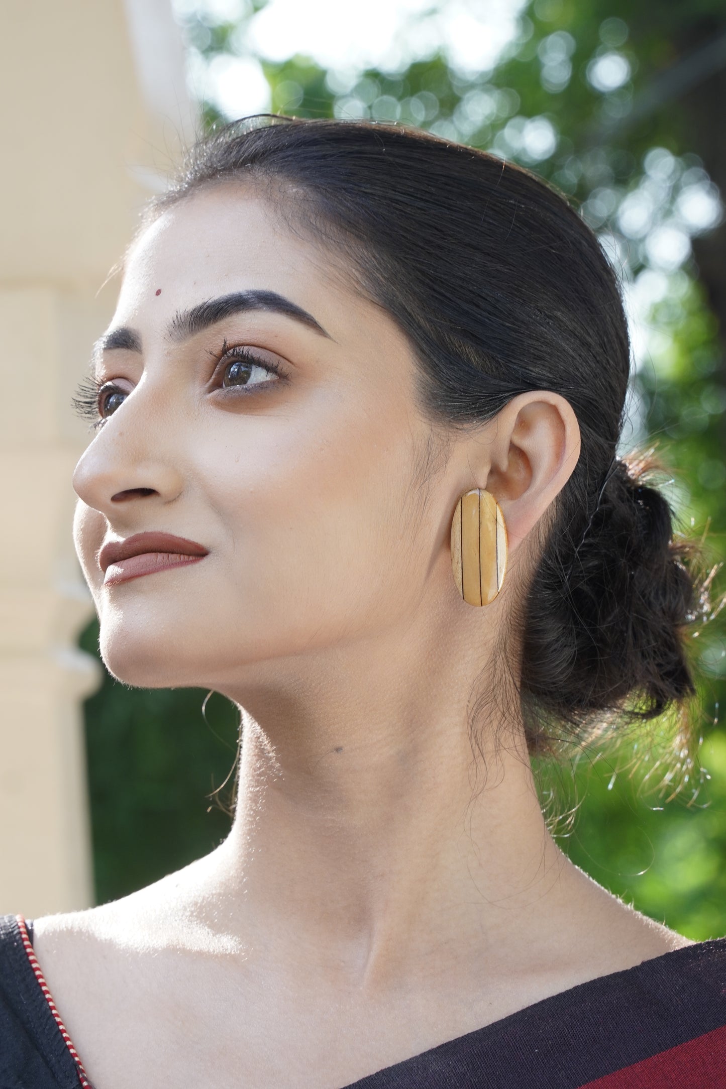 Bhoomi Wooden Earrings