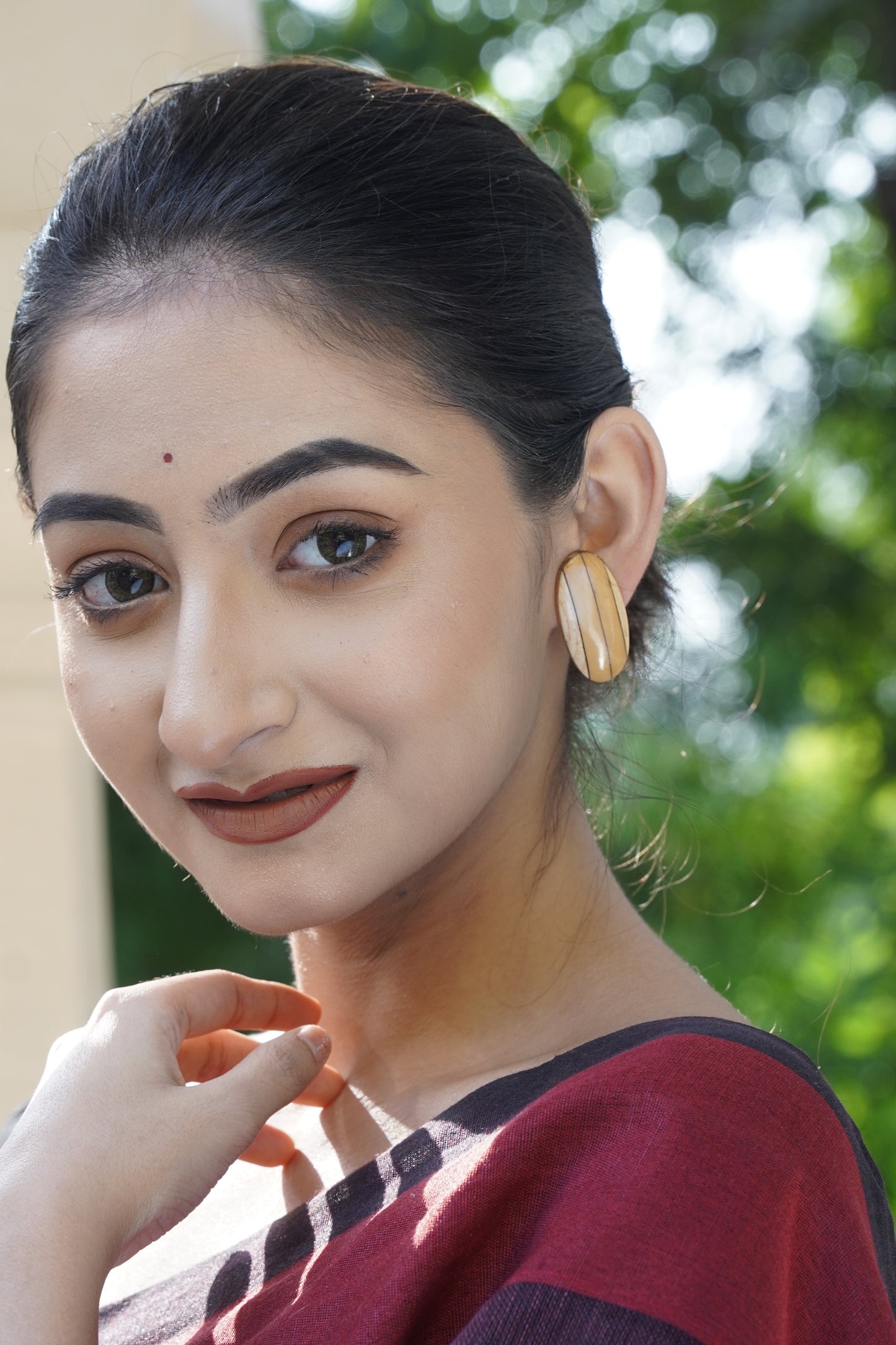Bhoomi Wooden Earrings