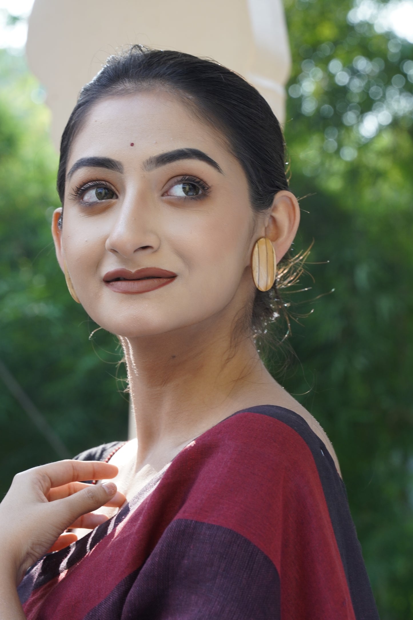 Bhoomi Wooden Earrings