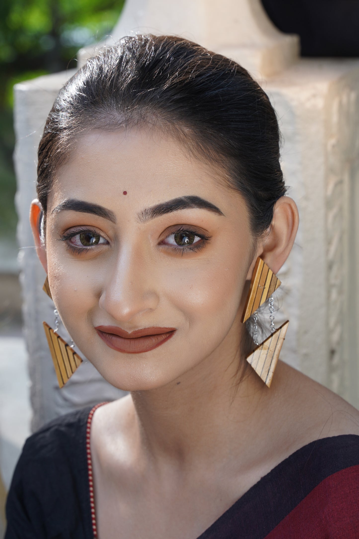 Dharani Wooden Earrings