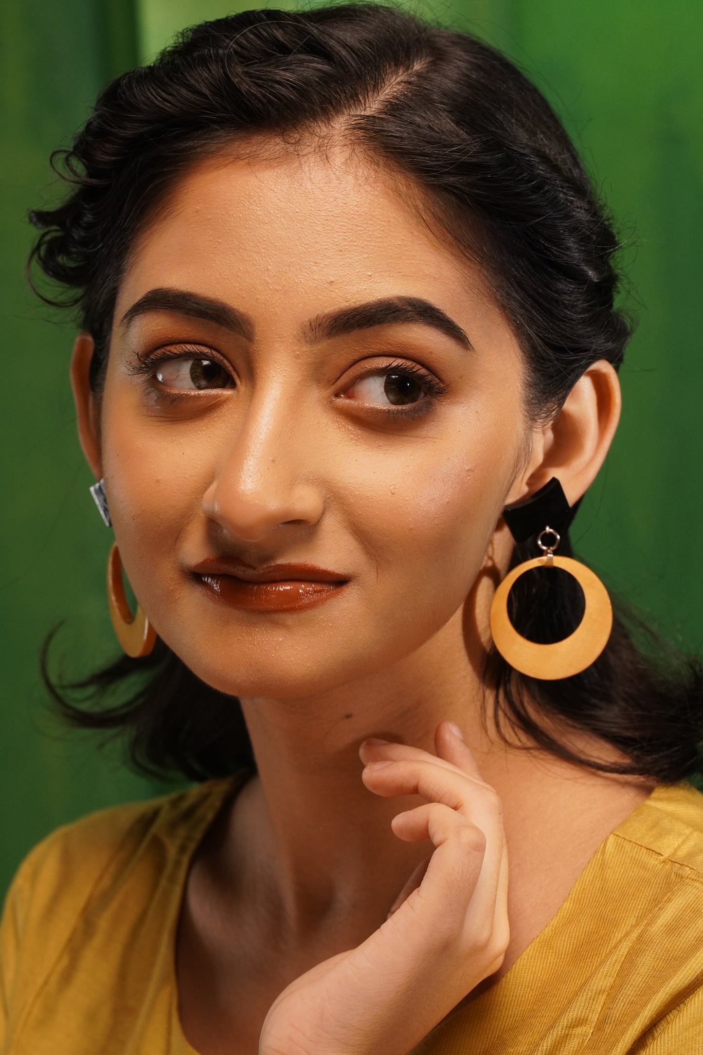 Suhana Wooden Earrings