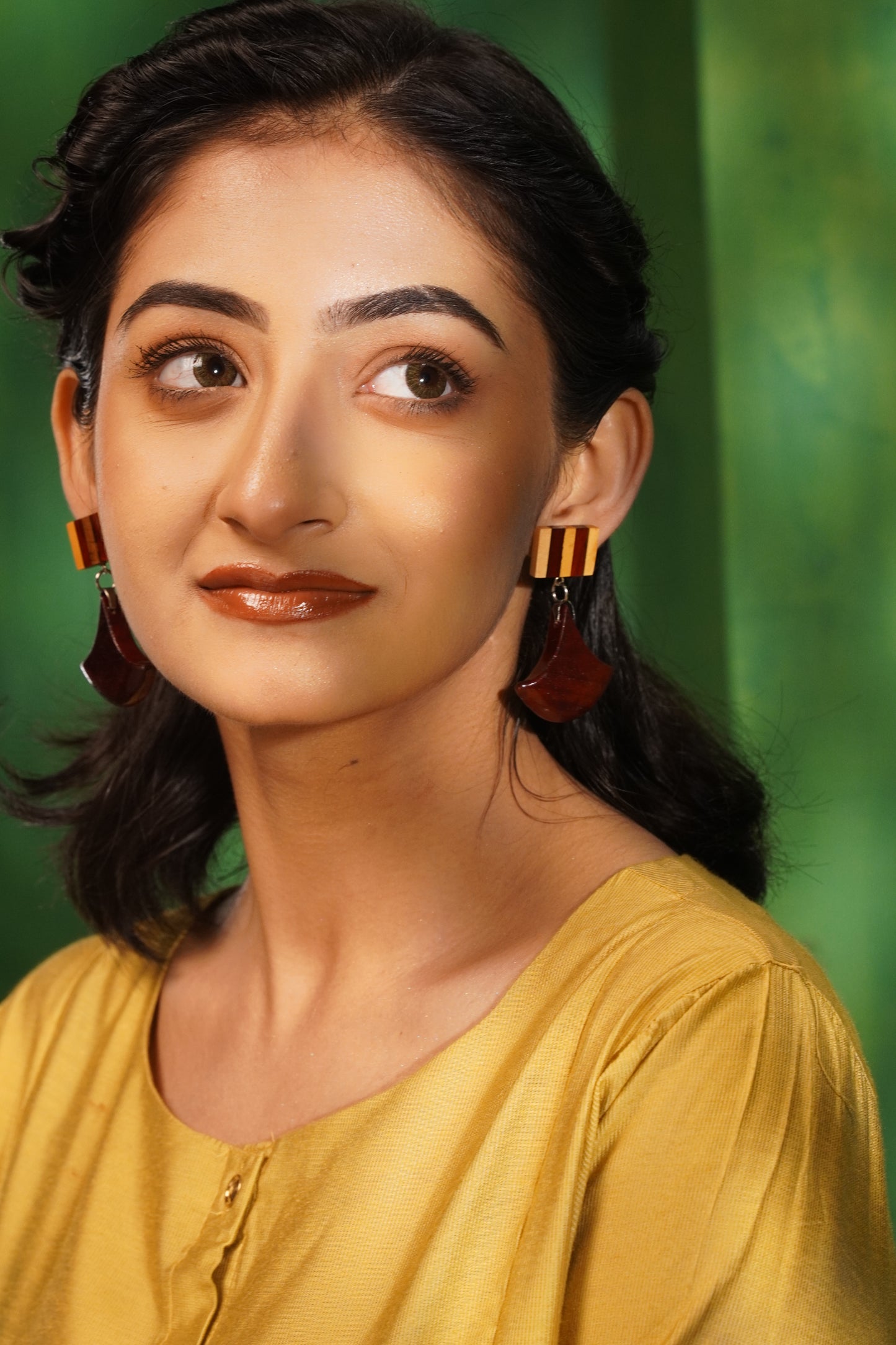 Akalpa Wooden Earrings