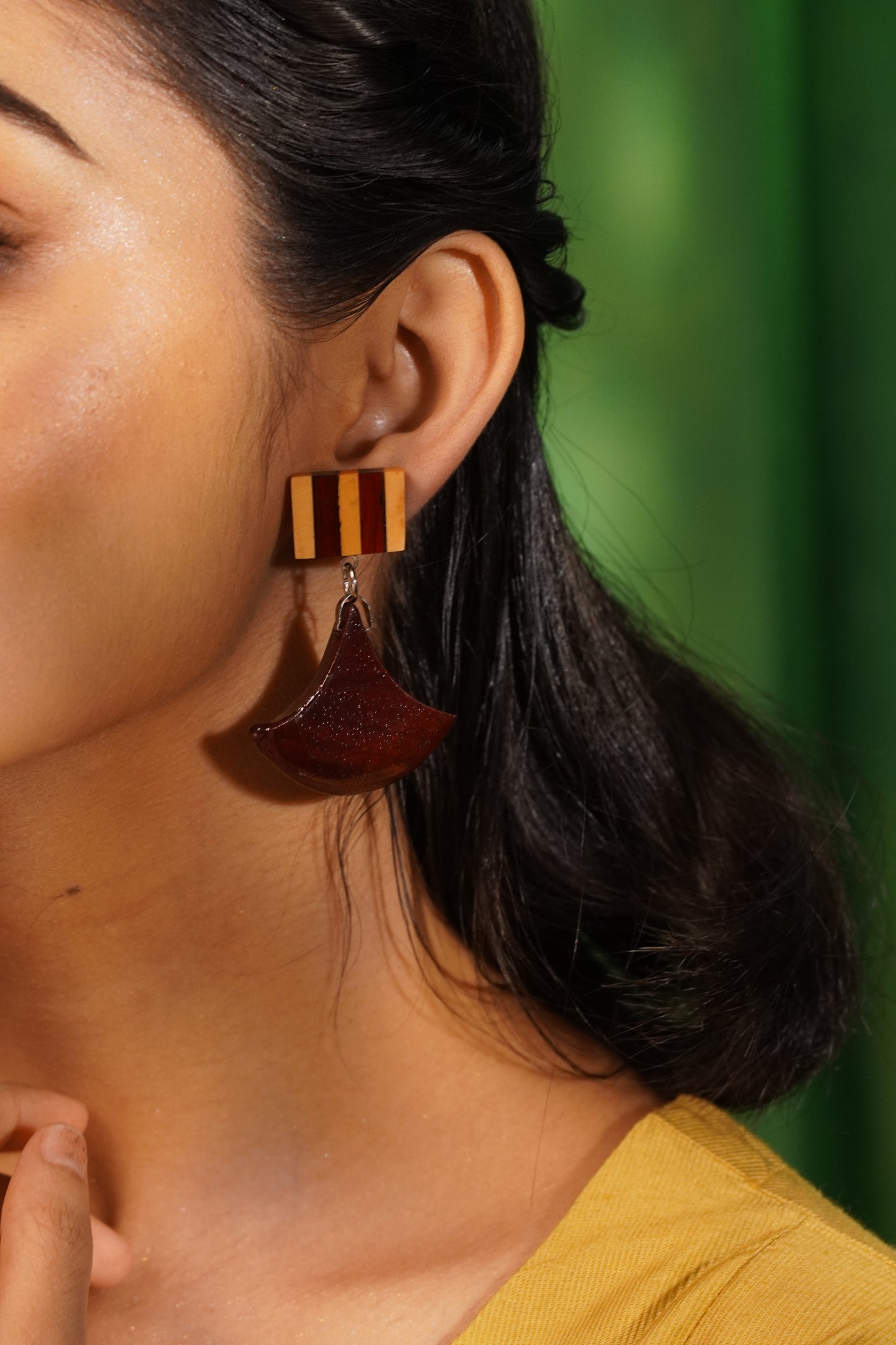 Akalpa Wooden Earrings