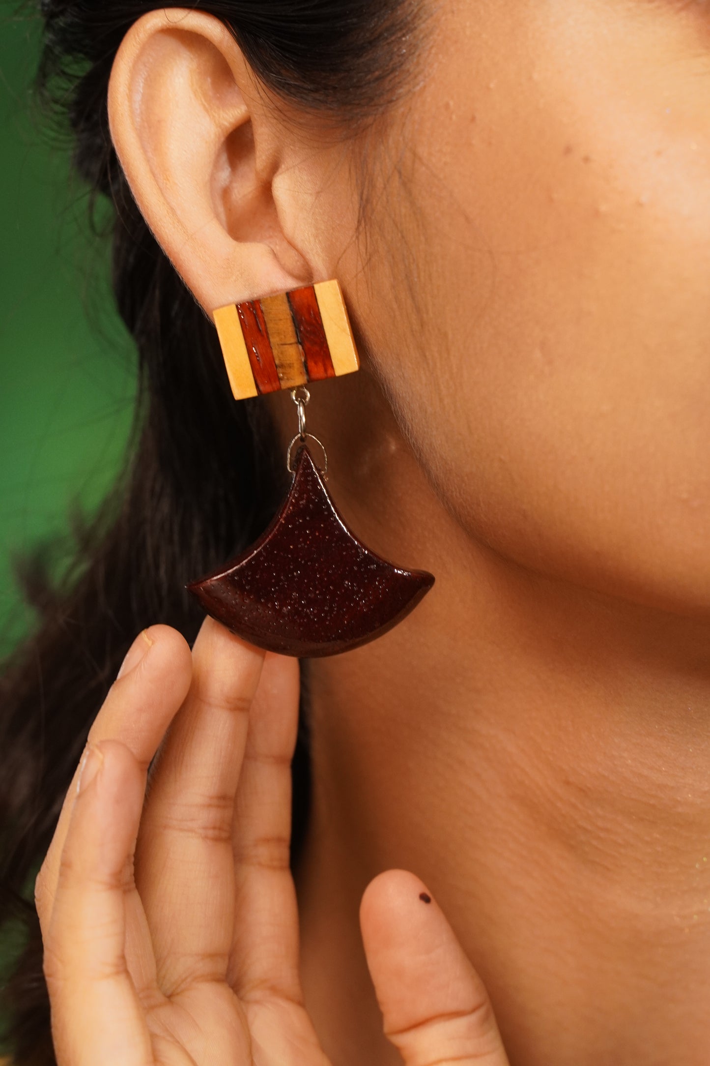 Akalpa Wooden Earrings