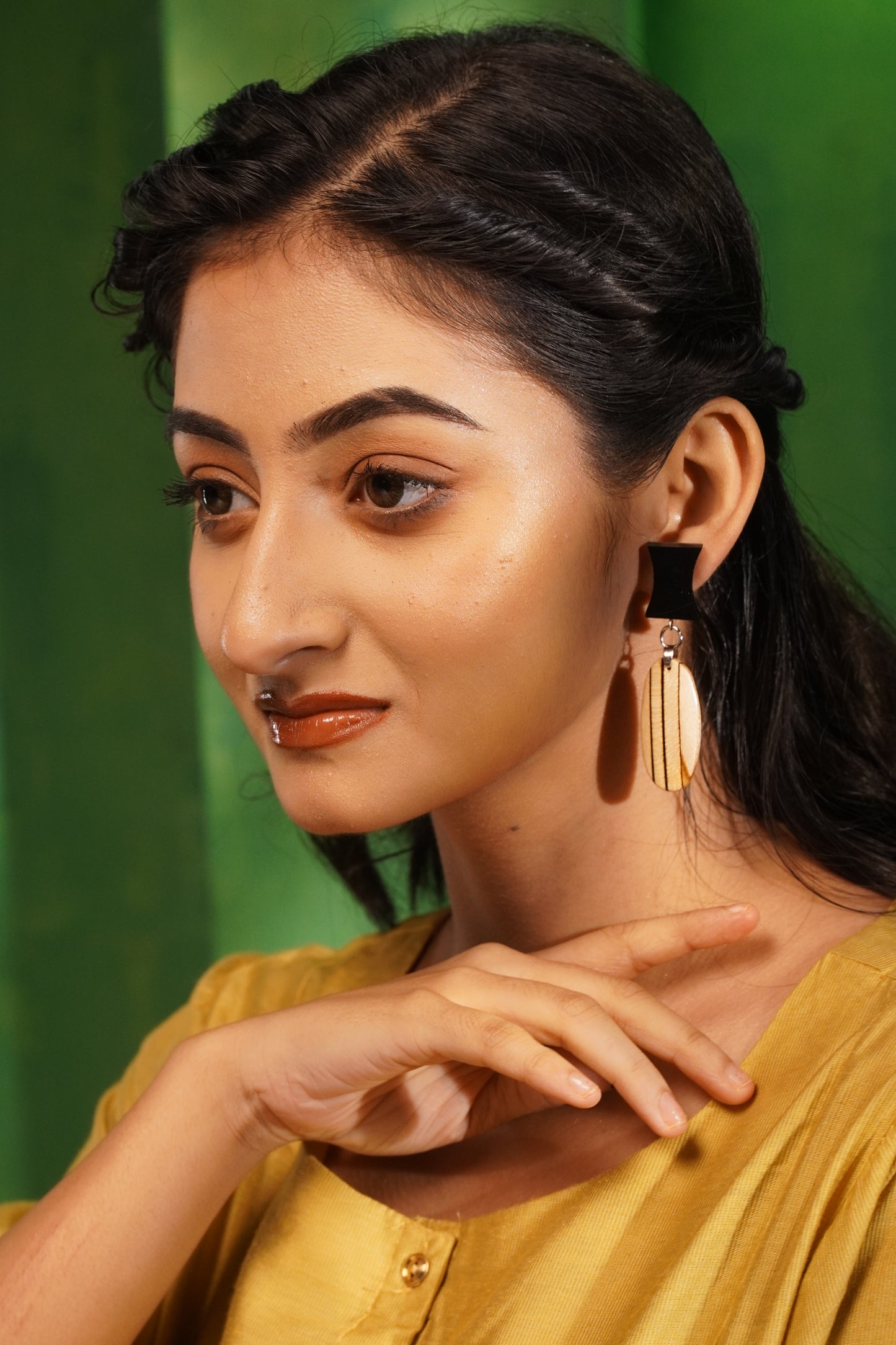 Sugandha Wooden Earrings