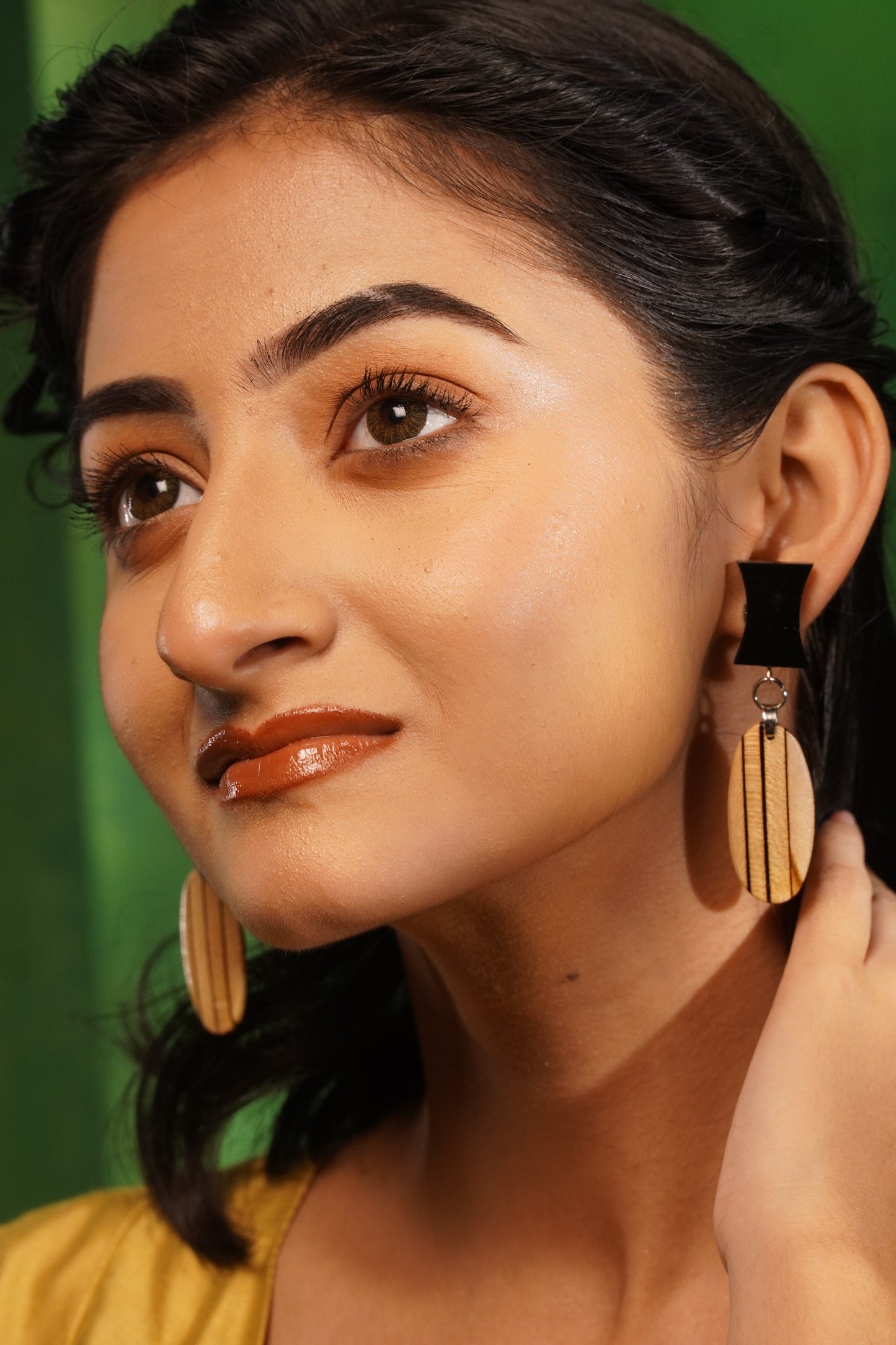 Sugandha Wooden Earrings