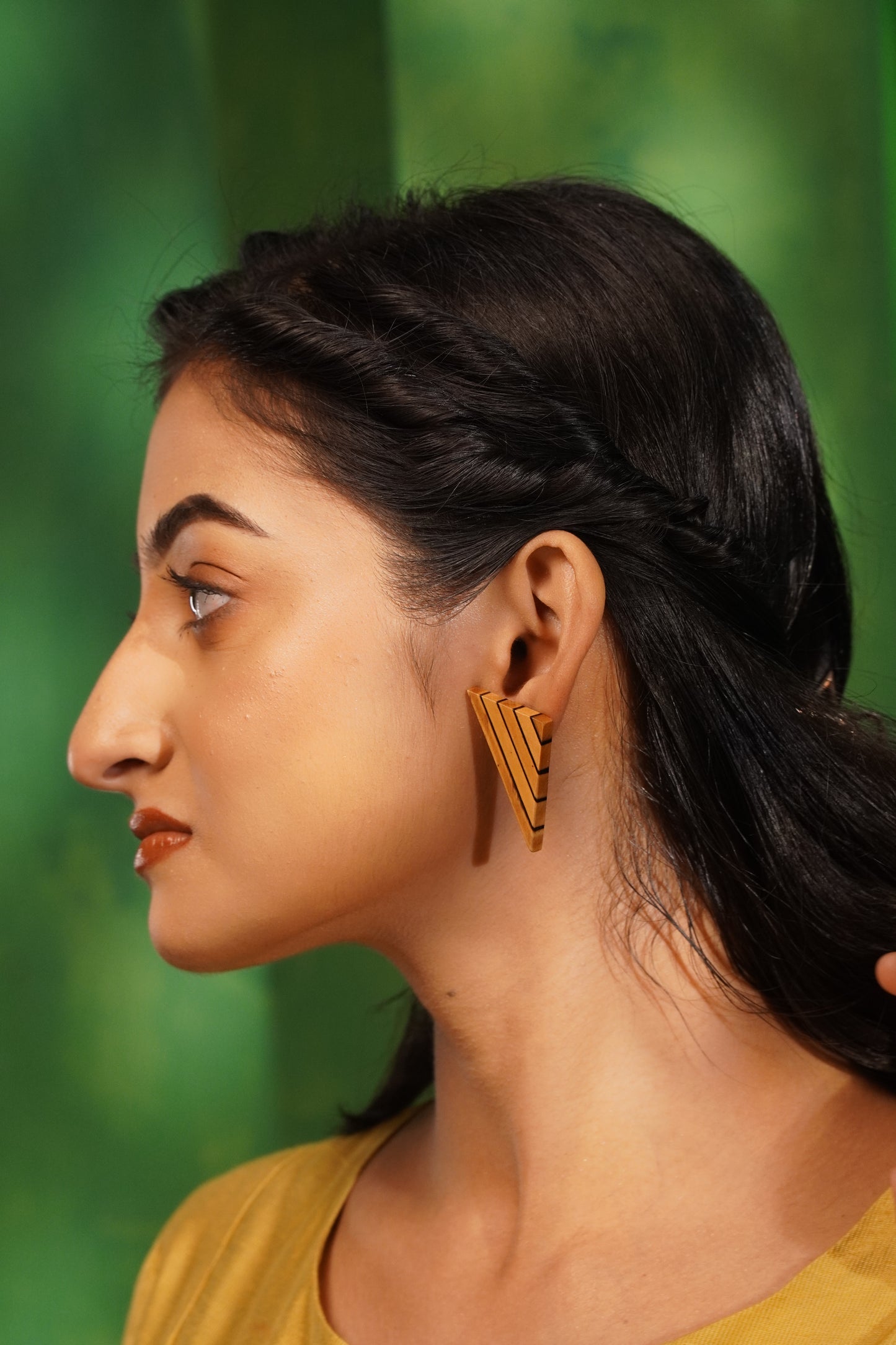 Sara Wooden Earrings