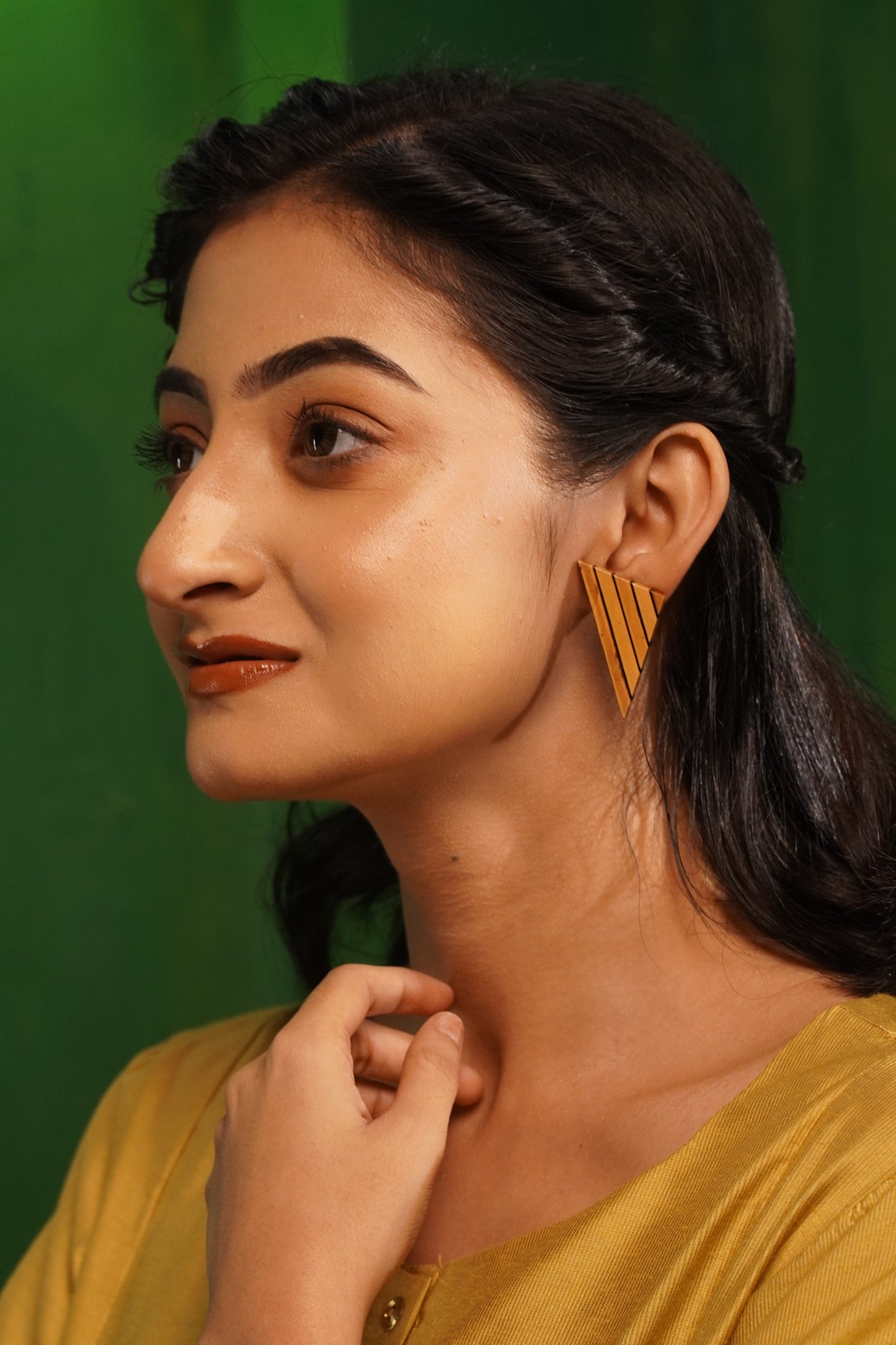 Sara Wooden Earrings