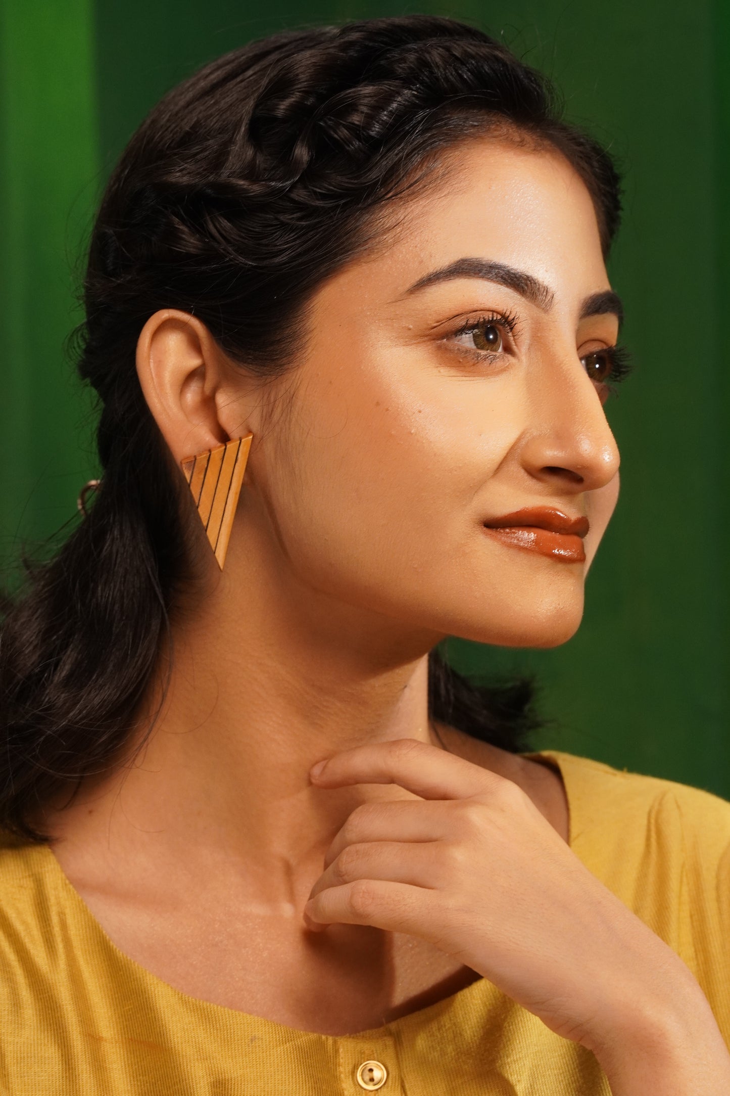 Sara Wooden Earrings