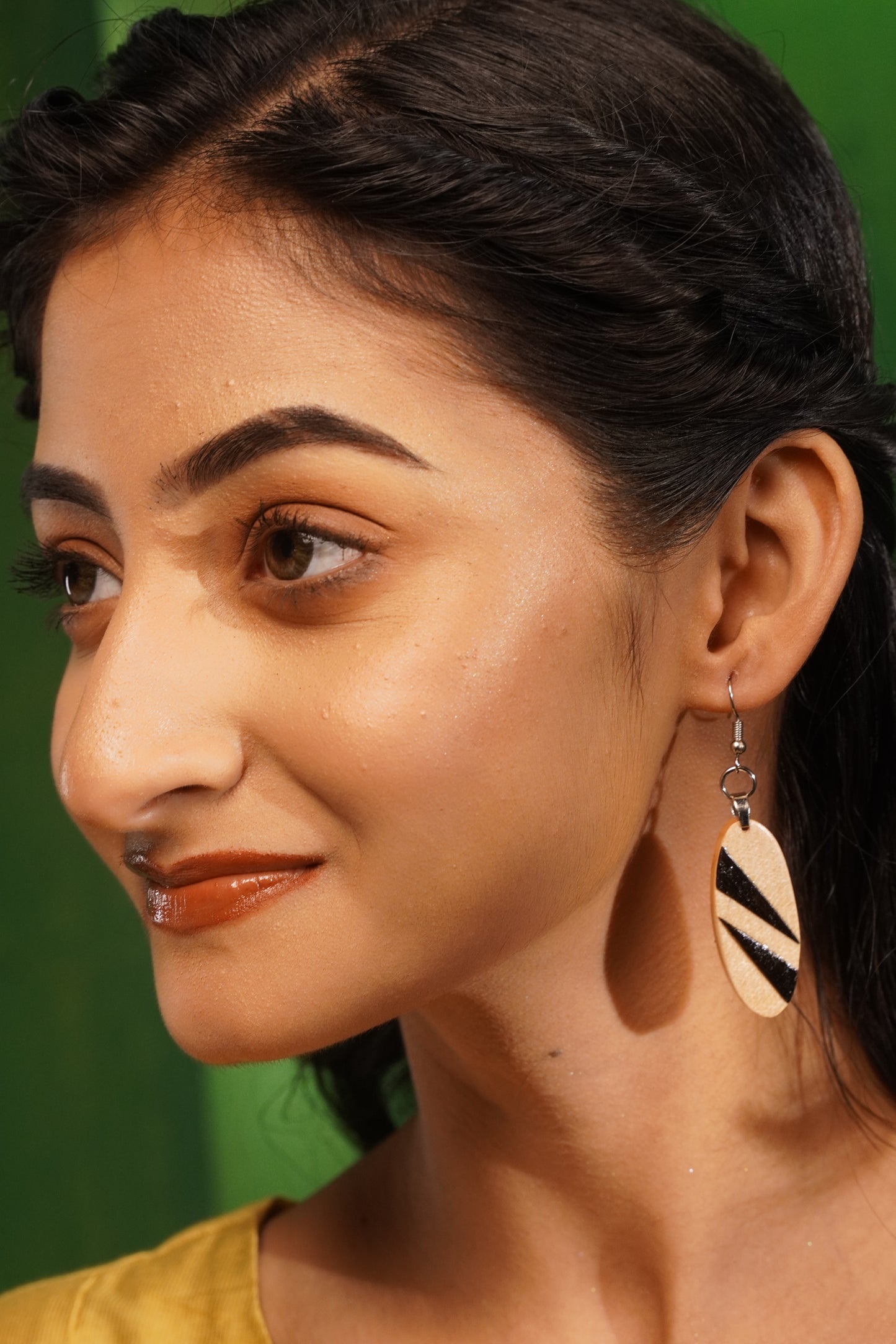Madhuka Wooden Earrings