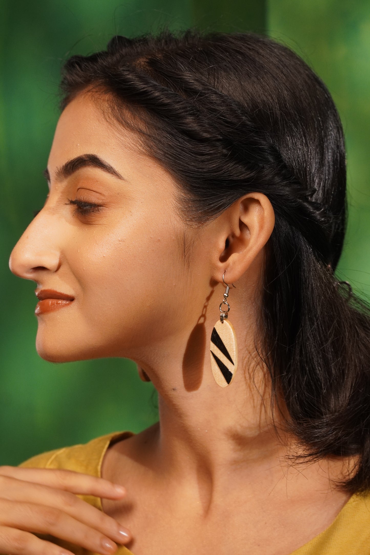 Madhuka Wooden Earrings