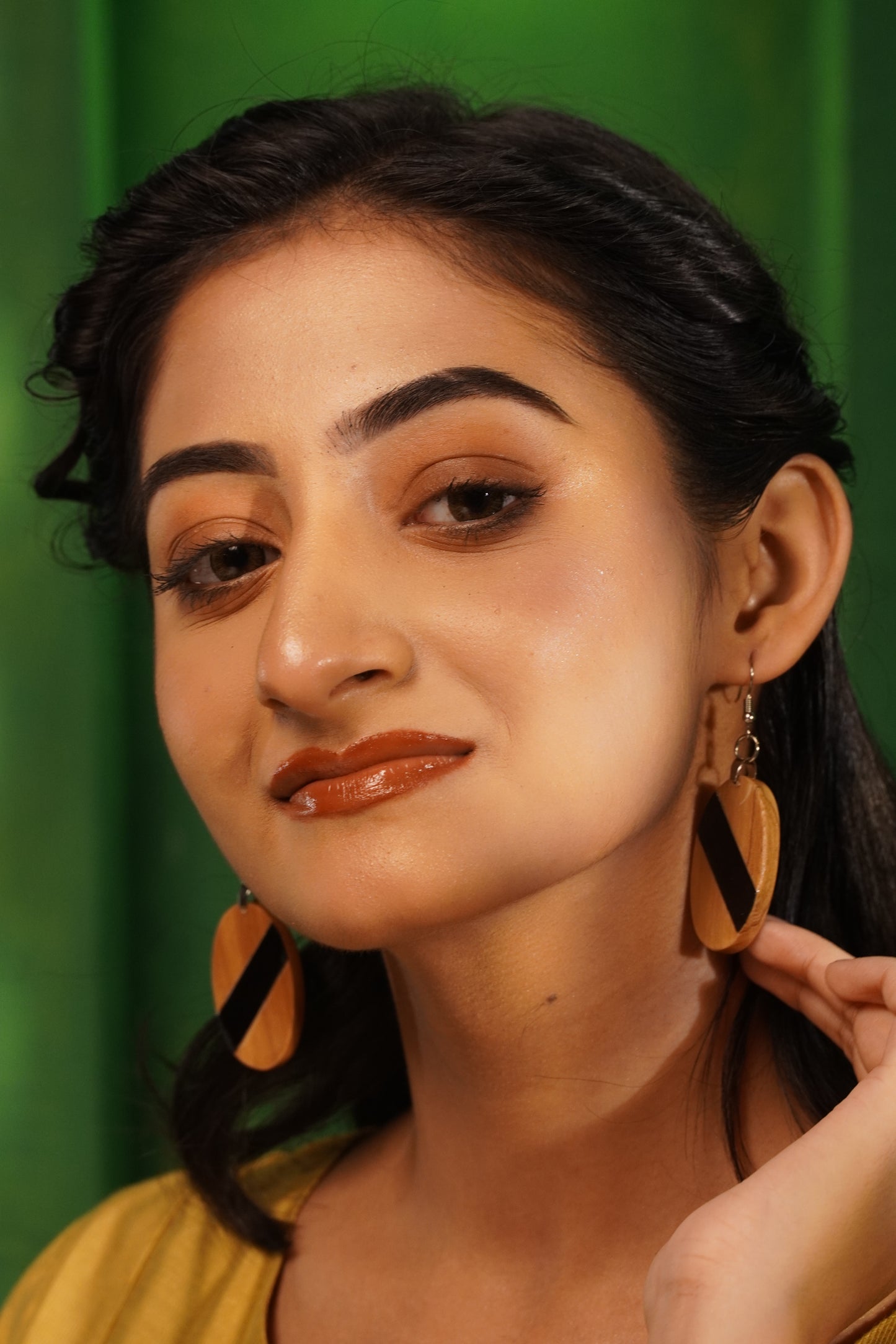 Arundhati Wooden Earrings
