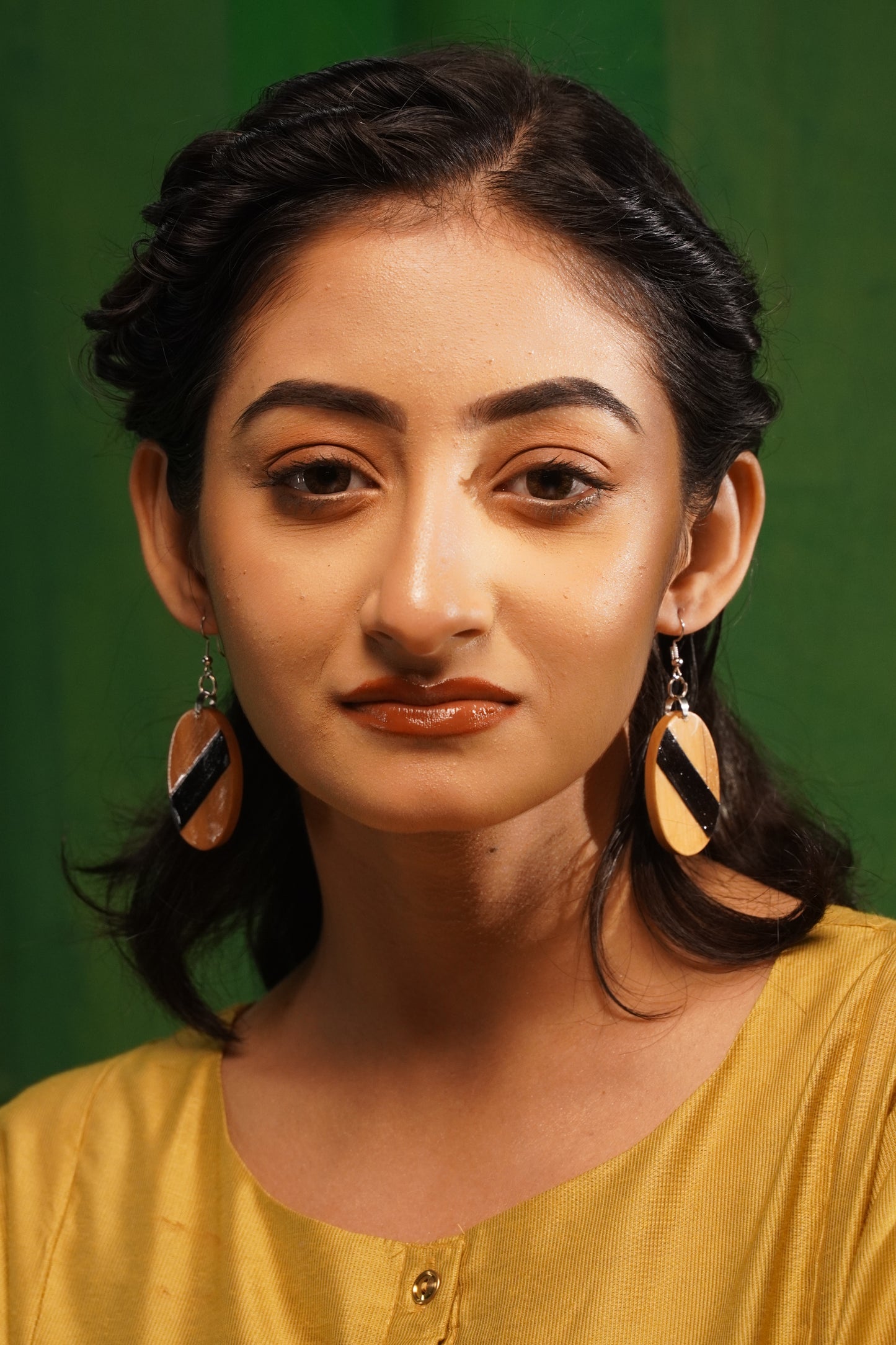 Arundhati Wooden Earrings
