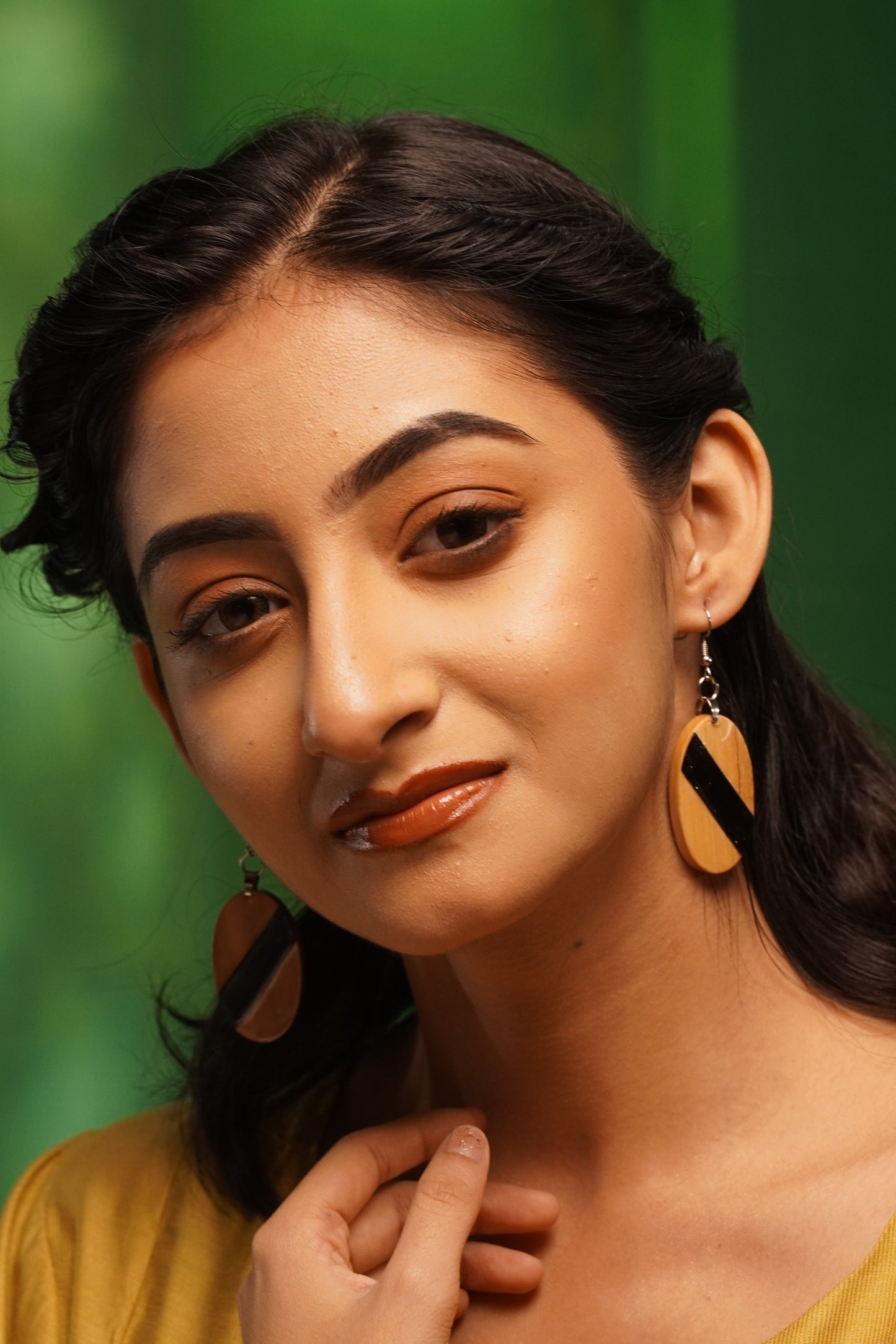 Arundhati Wooden Earrings