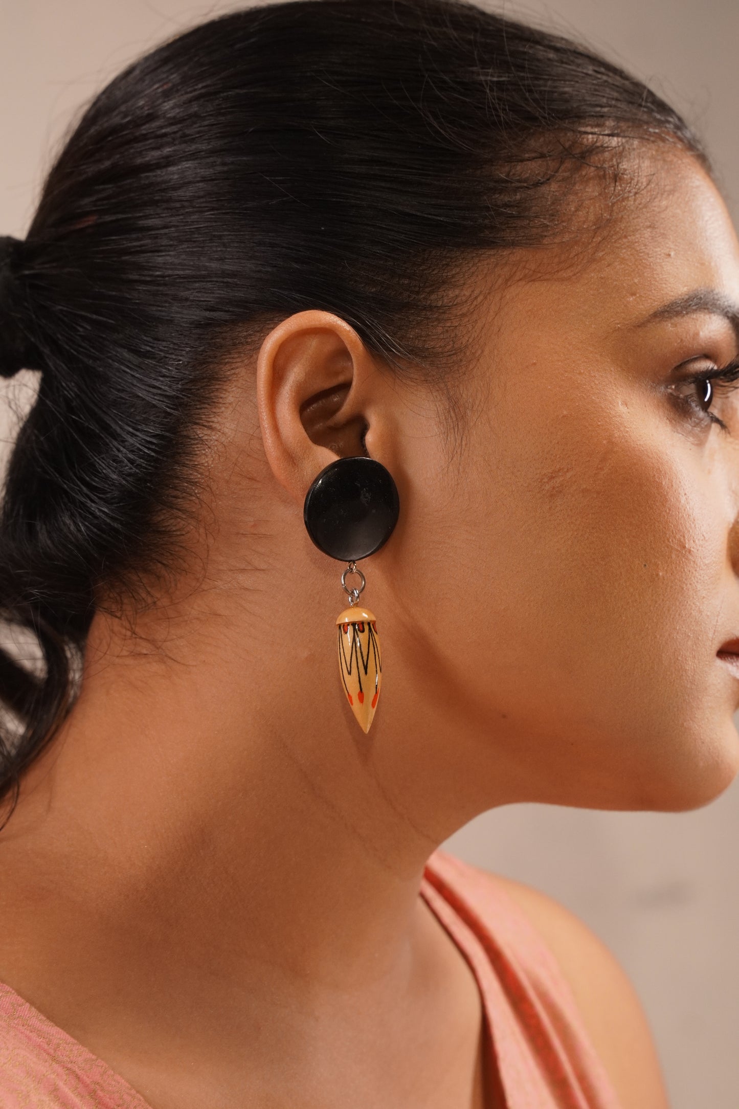 Saras Wooden Earrings