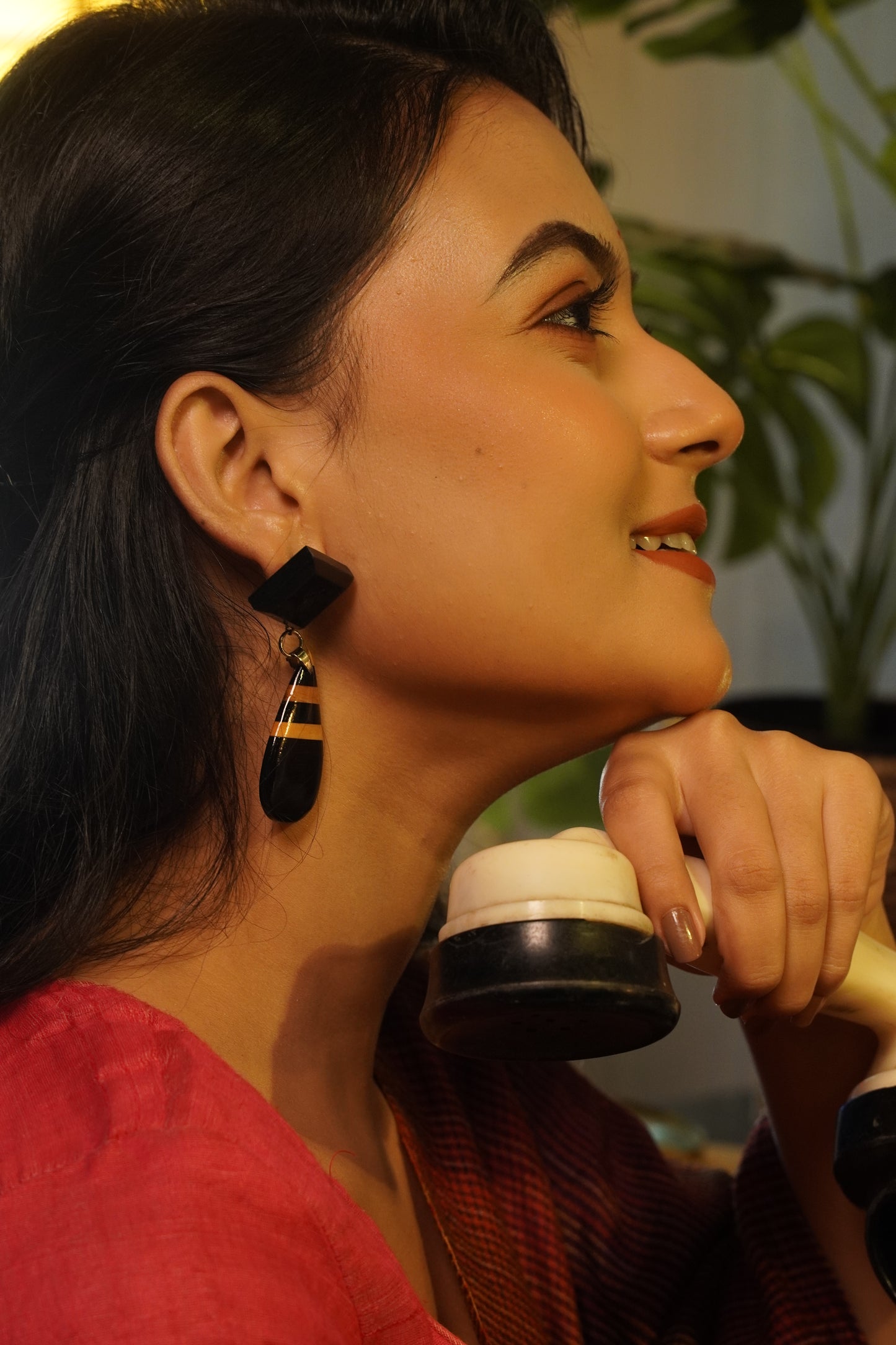 Palasha Wooden Earrings