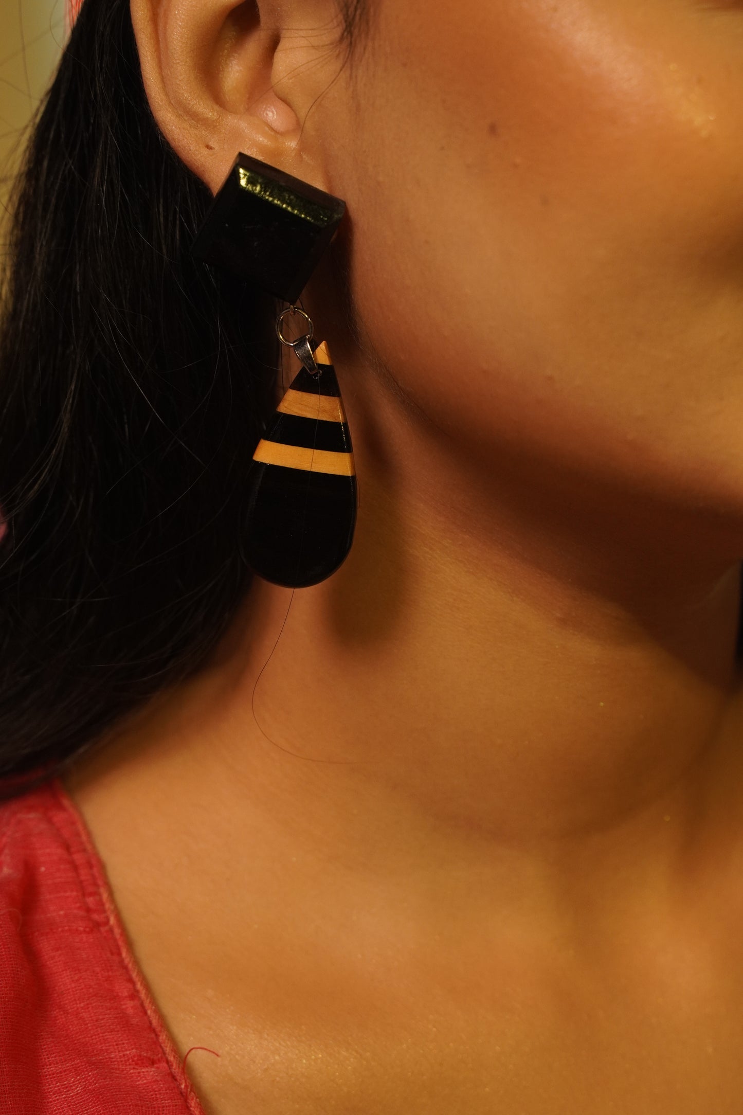 Palasha Wooden Earrings