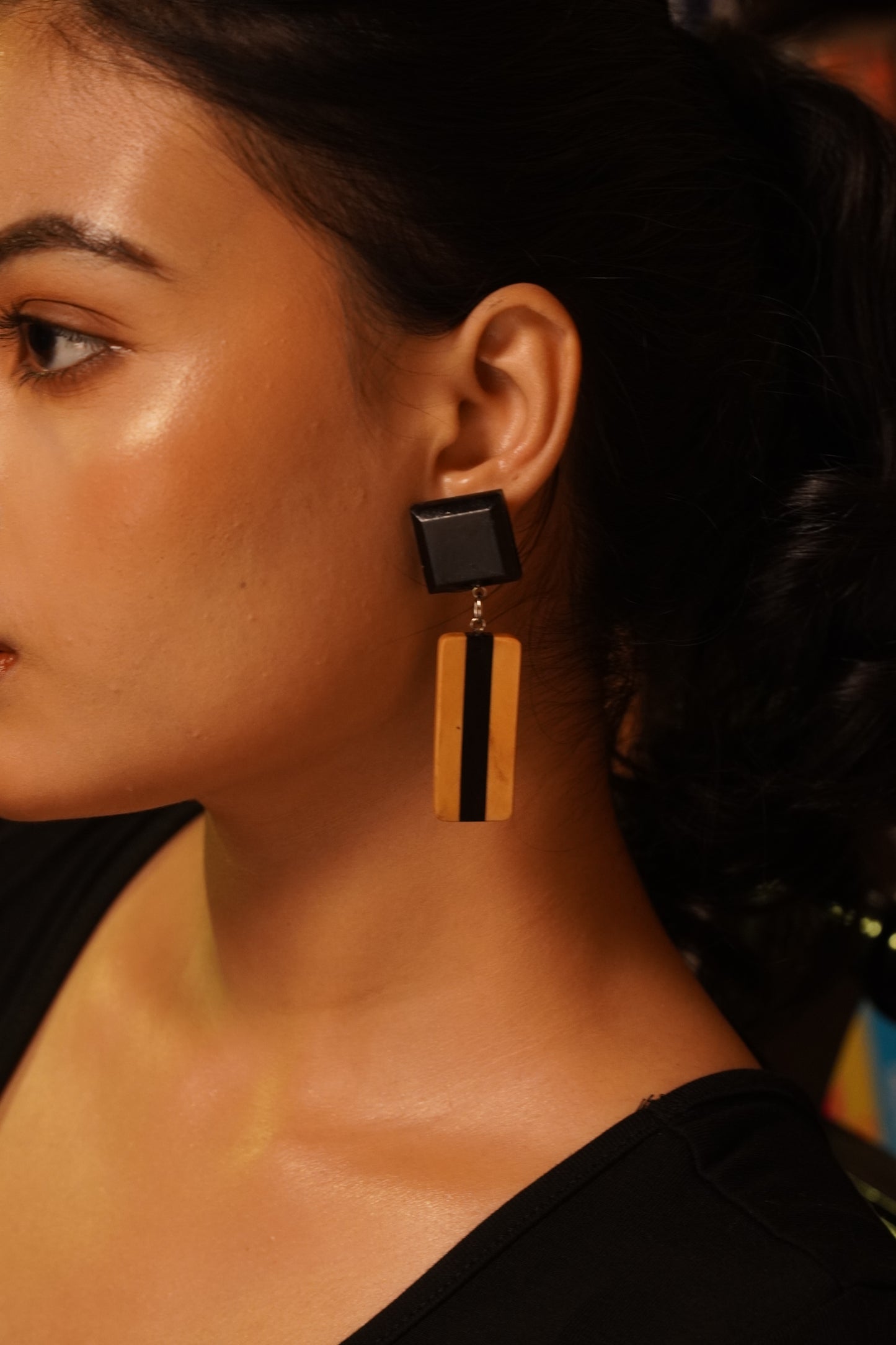 Falguni Wooden Earrings