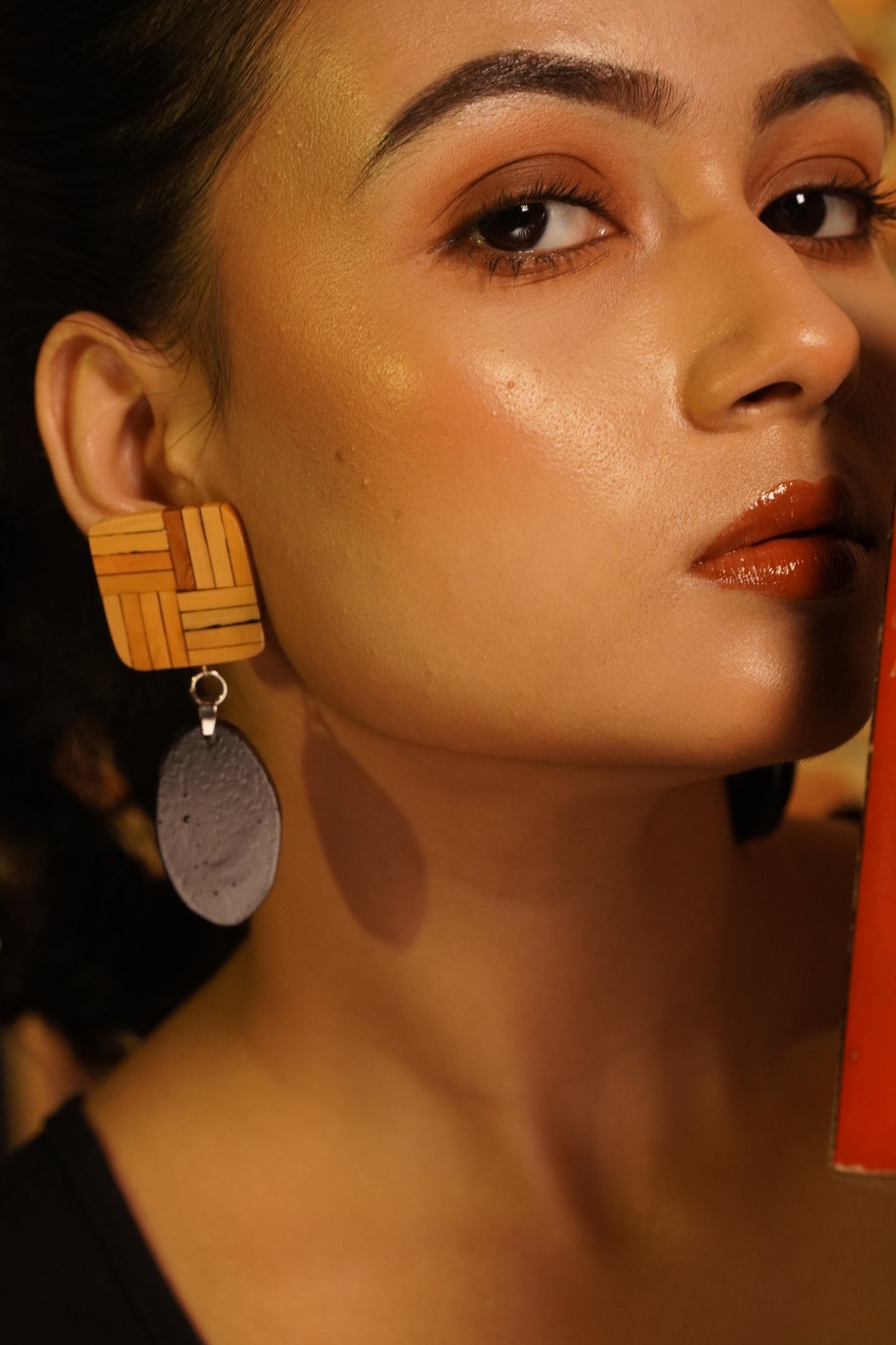 Chah Wooden Earrings