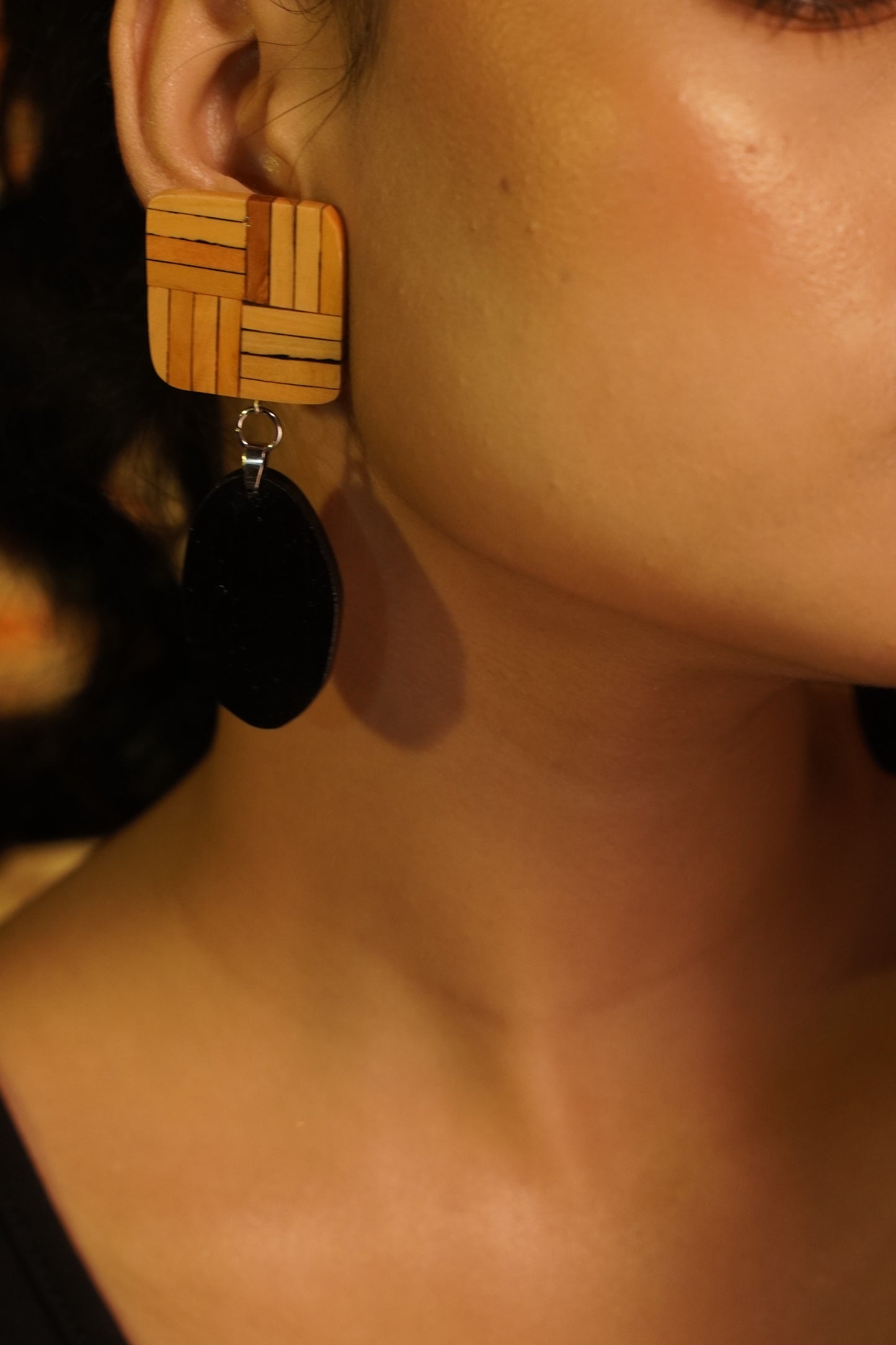 Chah Wooden Earrings
