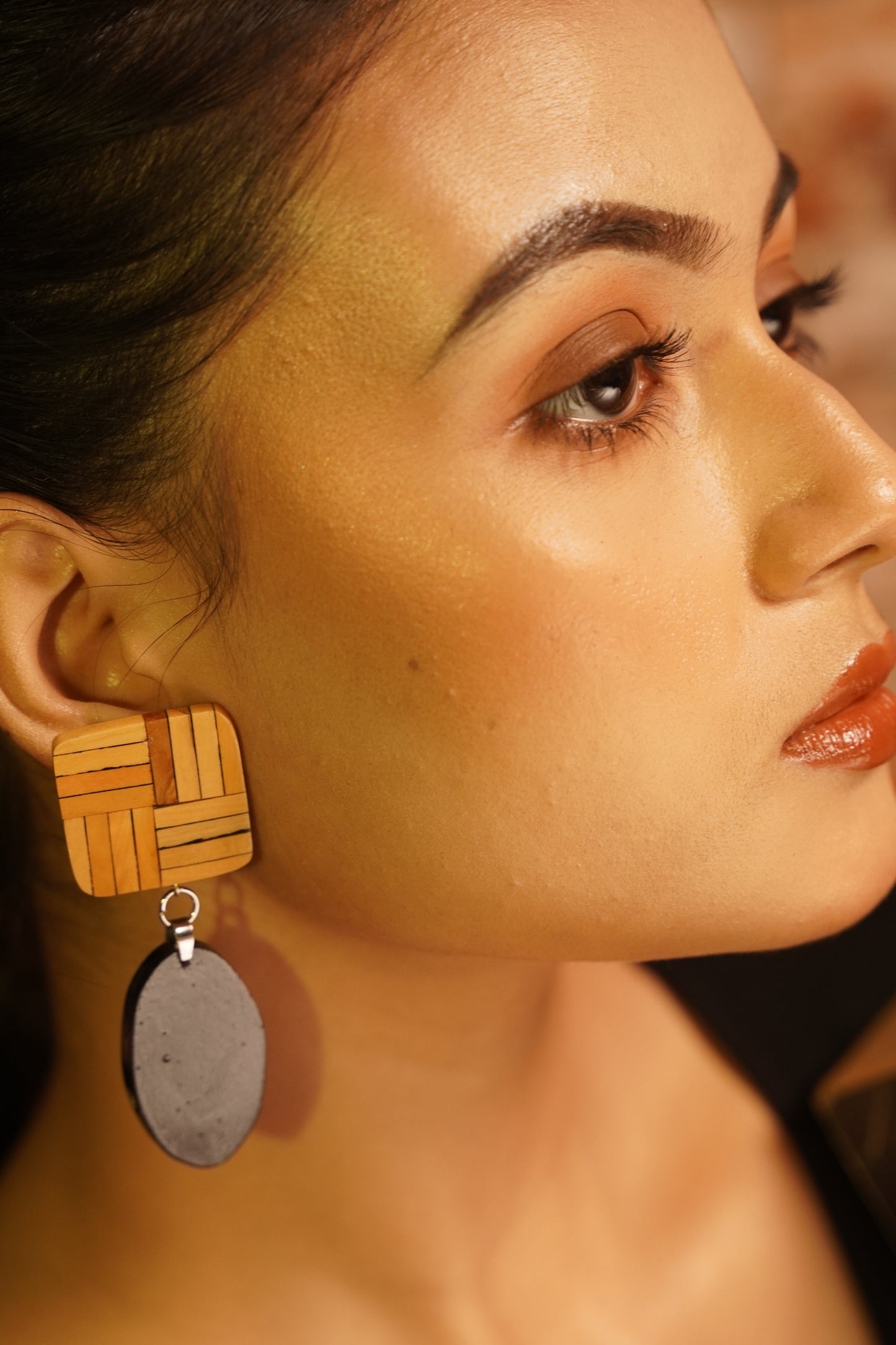 Chah Wooden Earrings