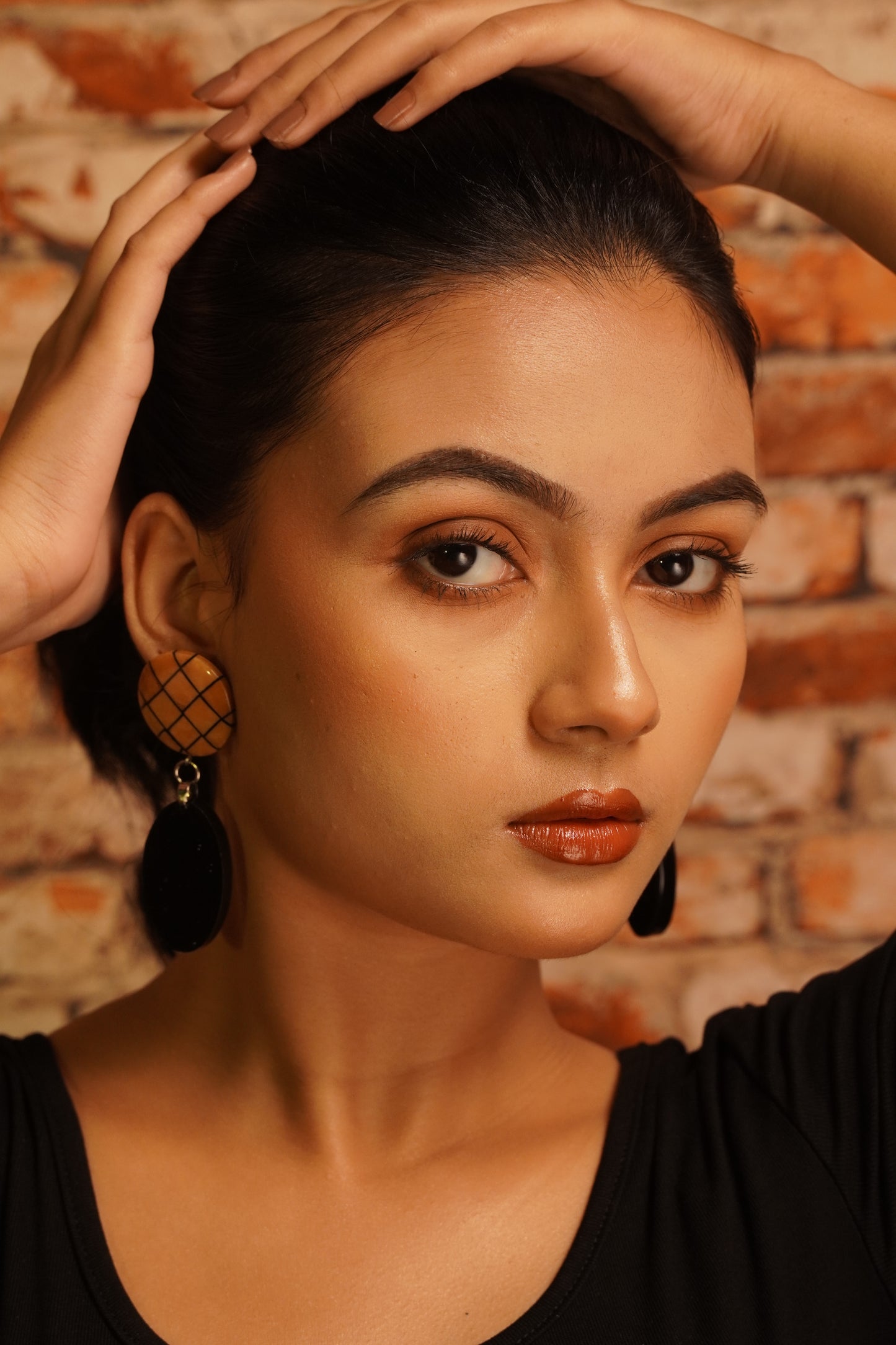 Aparajita Wooden Earrings