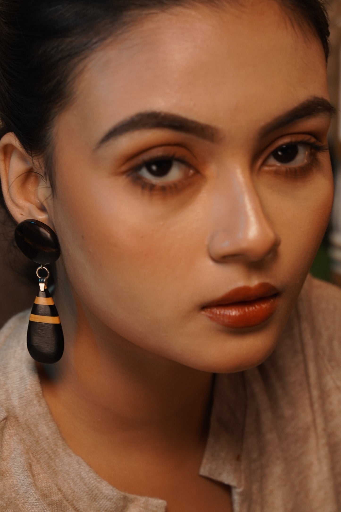 Mahua Wooden Earrings