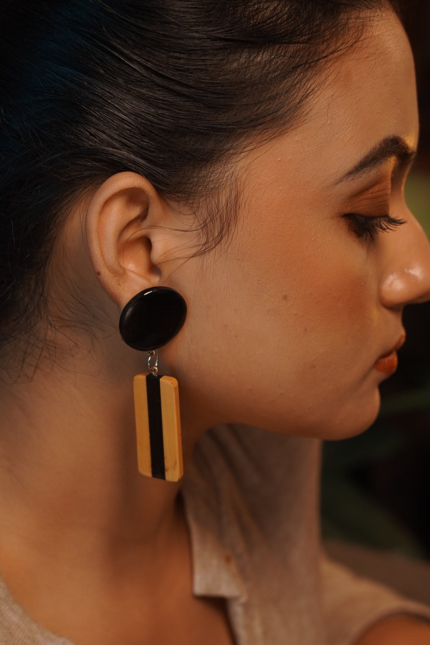 Salmali Wooden Earrings