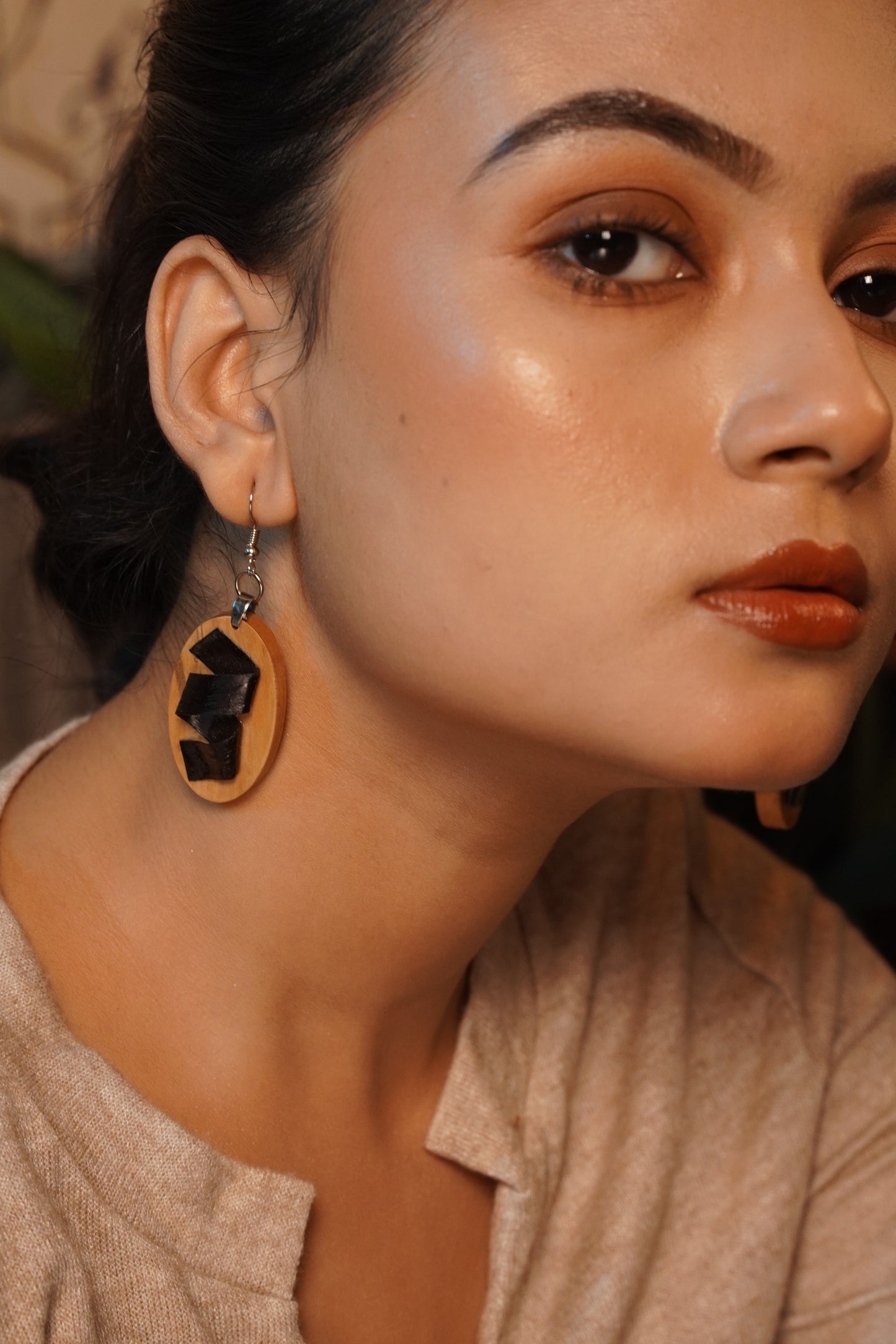 Nalika Wooden Earrings