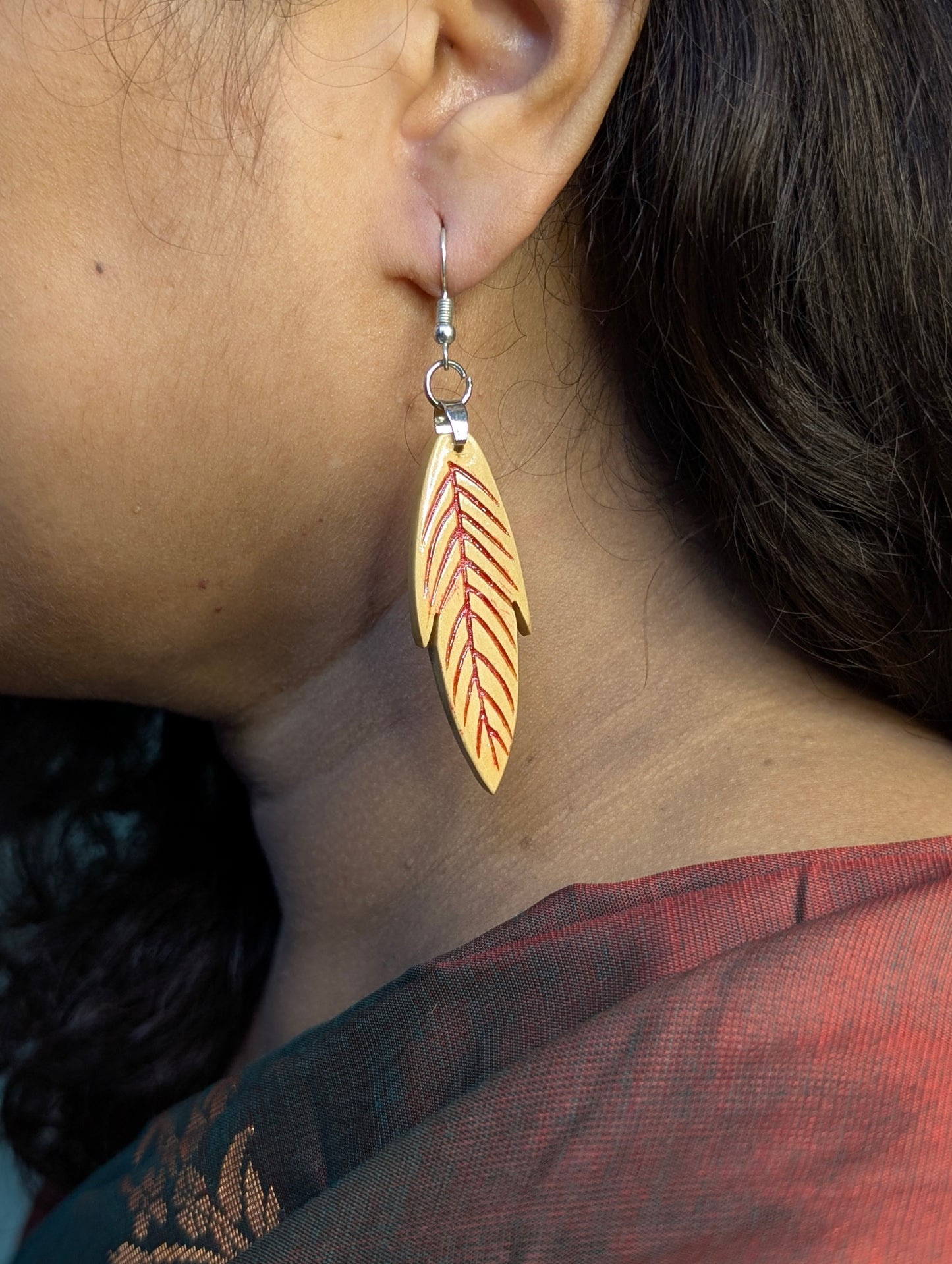 Parna Wooden Earrings