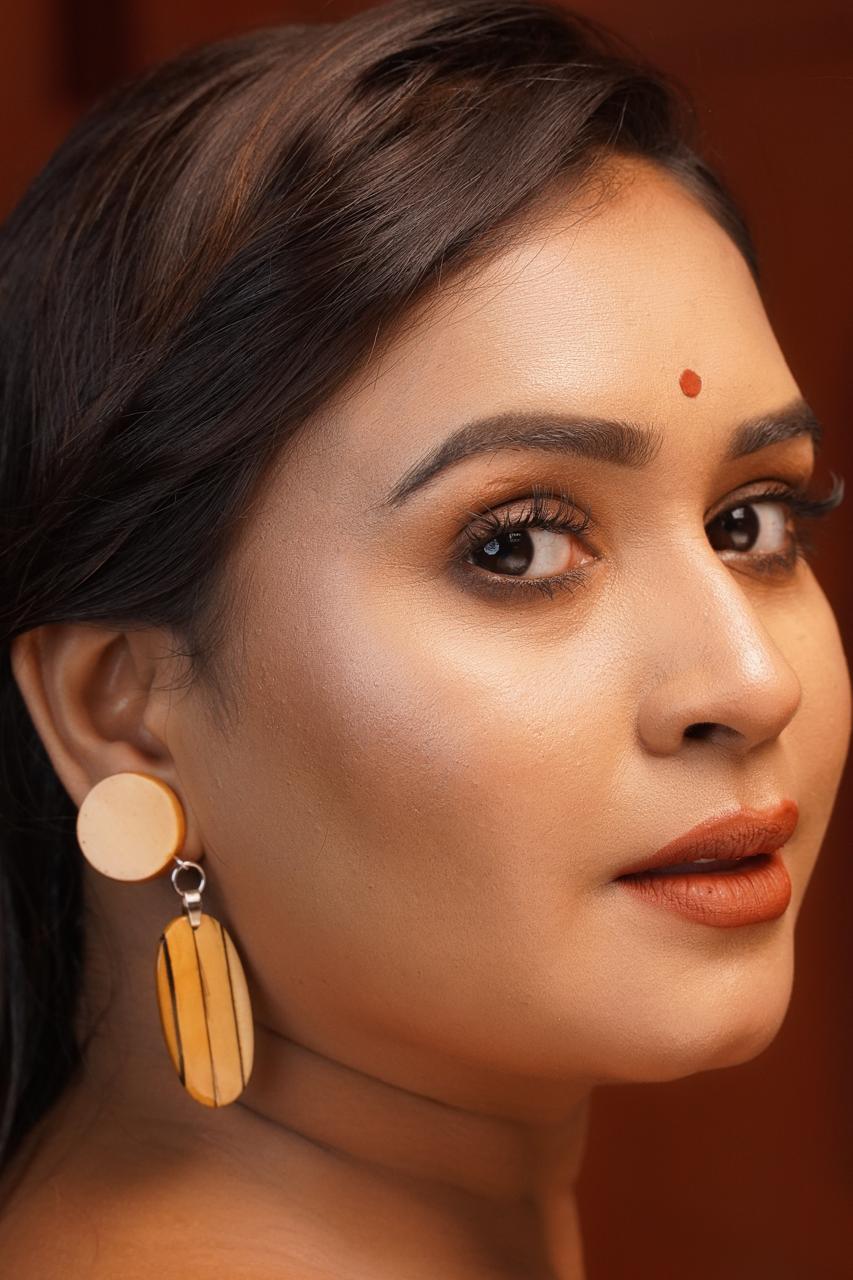 Advika Wooden Earrings
