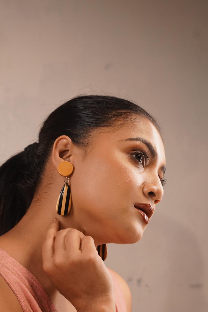 Vanishri Wooden Earrings
