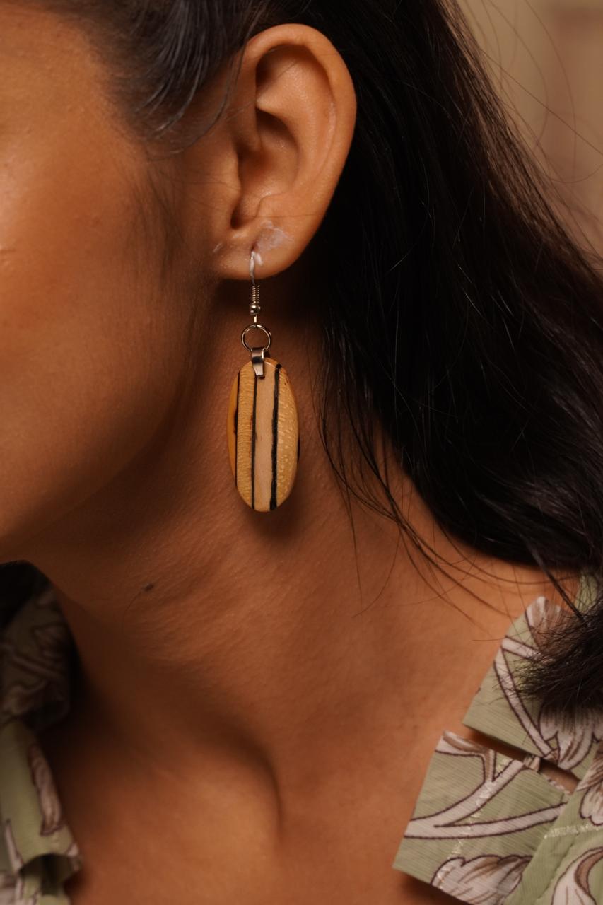 Yamini Wooden Earrings
