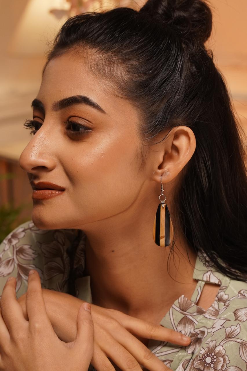 Girija Wooden Earrings
